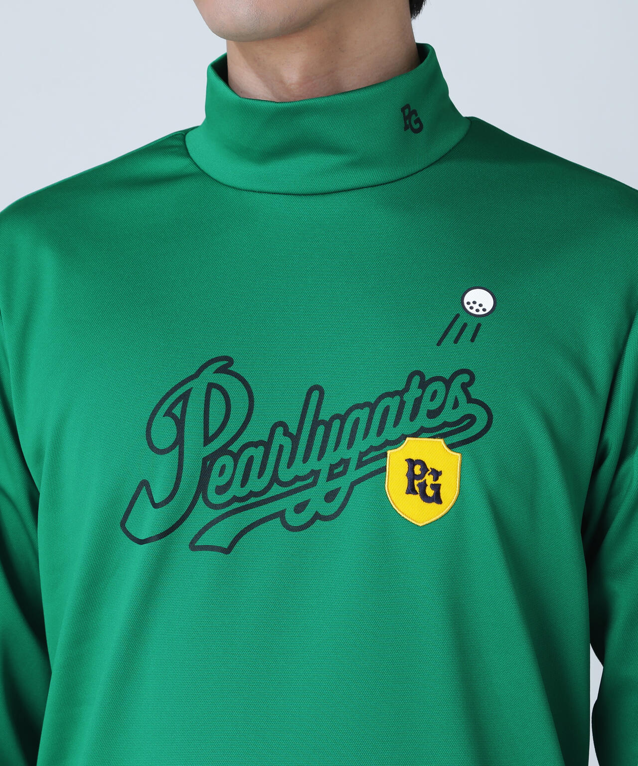 鹿の子ダンボールゼブラ長袖ハイネックカットソー | PEARLY