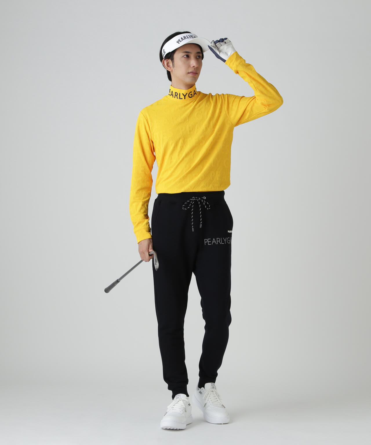 パーリーゲイツ　ロゴベアジャガード長袖カットソー パーリーゲイツ ロゴベアジャガード長袖カットソー 【公式通販】