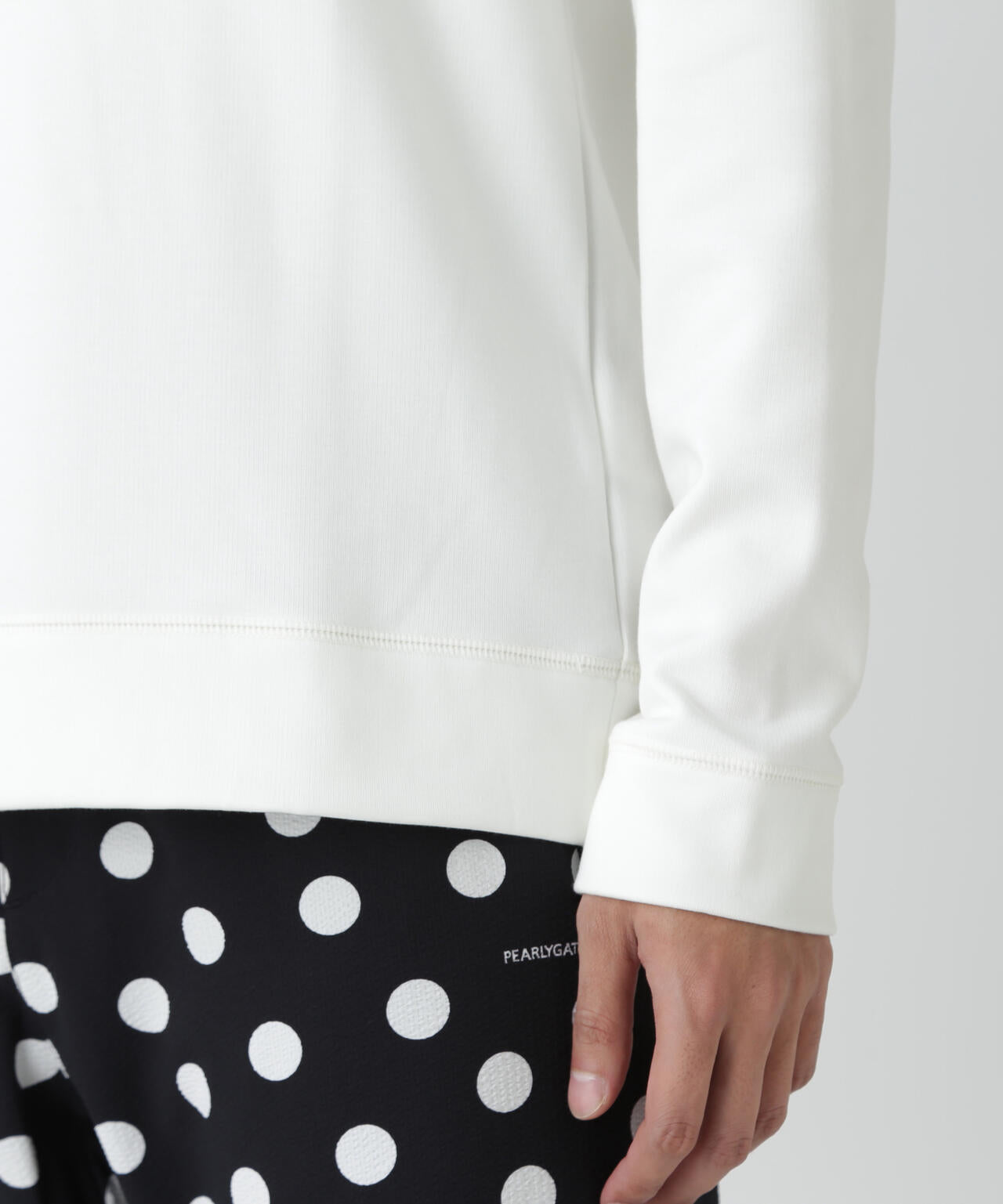 【PG BODY】スーパーファインウールフリース長袖ハイネックカットソー