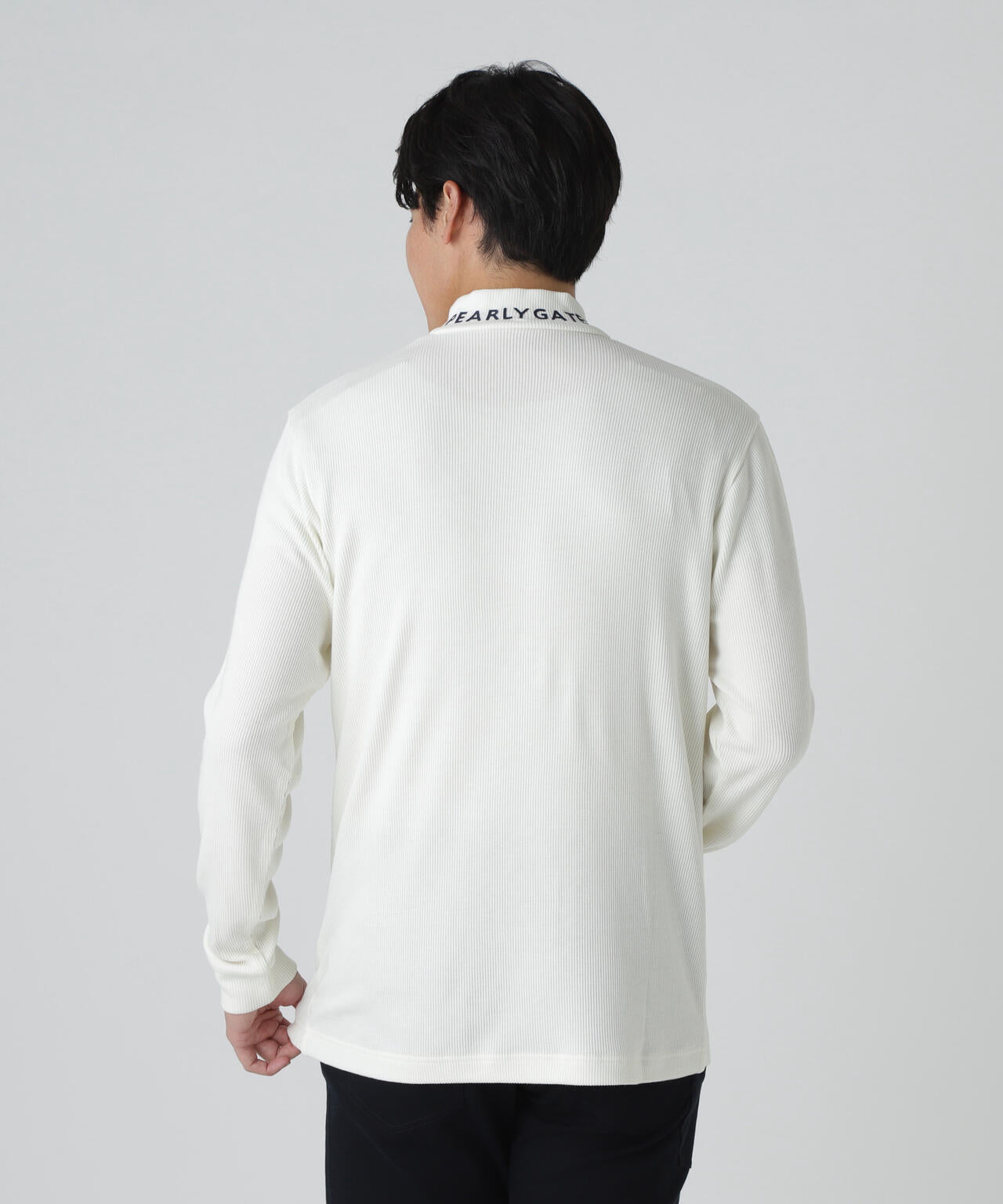 セルヒートリブフェイス長袖モックネックカットソー | PEARLY GATES