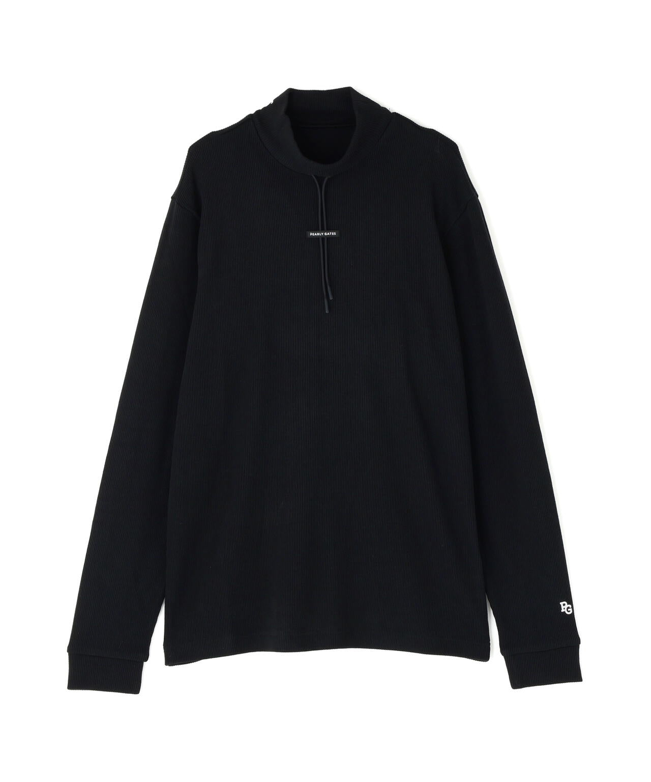 セルヒートリブフェイス長袖モックネックカットソー | PEARLY GATES