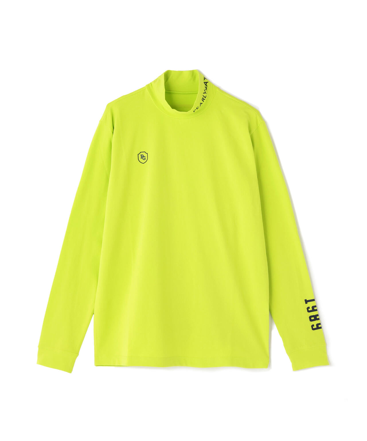 PLEATS PLEASEハイネックカットソー　長袖　3 黄緑 綿ベア天竺長袖ハイネックカットソー | PEARLY GATES（パーリー