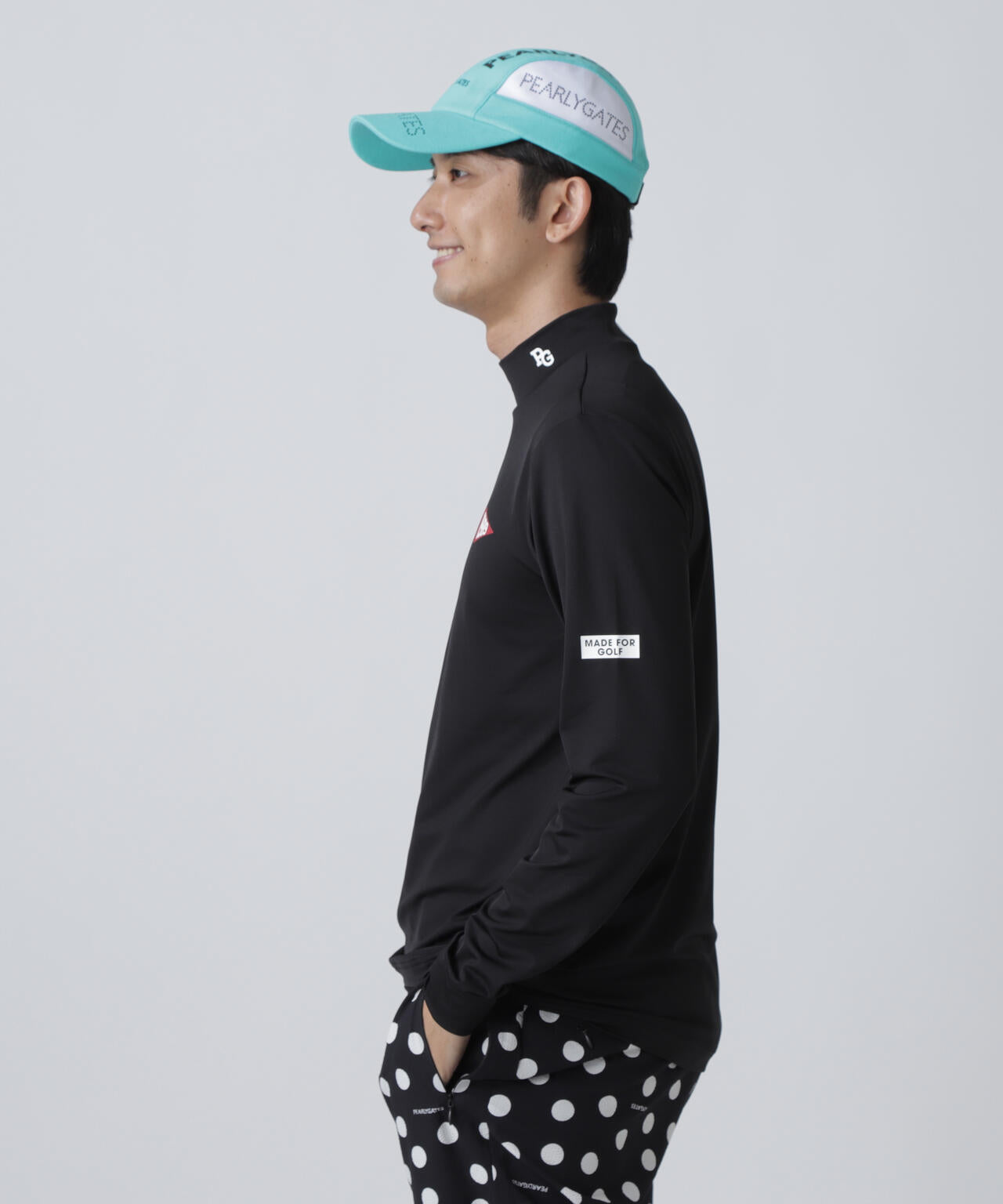 PG BODY】37.5ベア天竺長袖ハイネックカットソー | PEARLY GATES