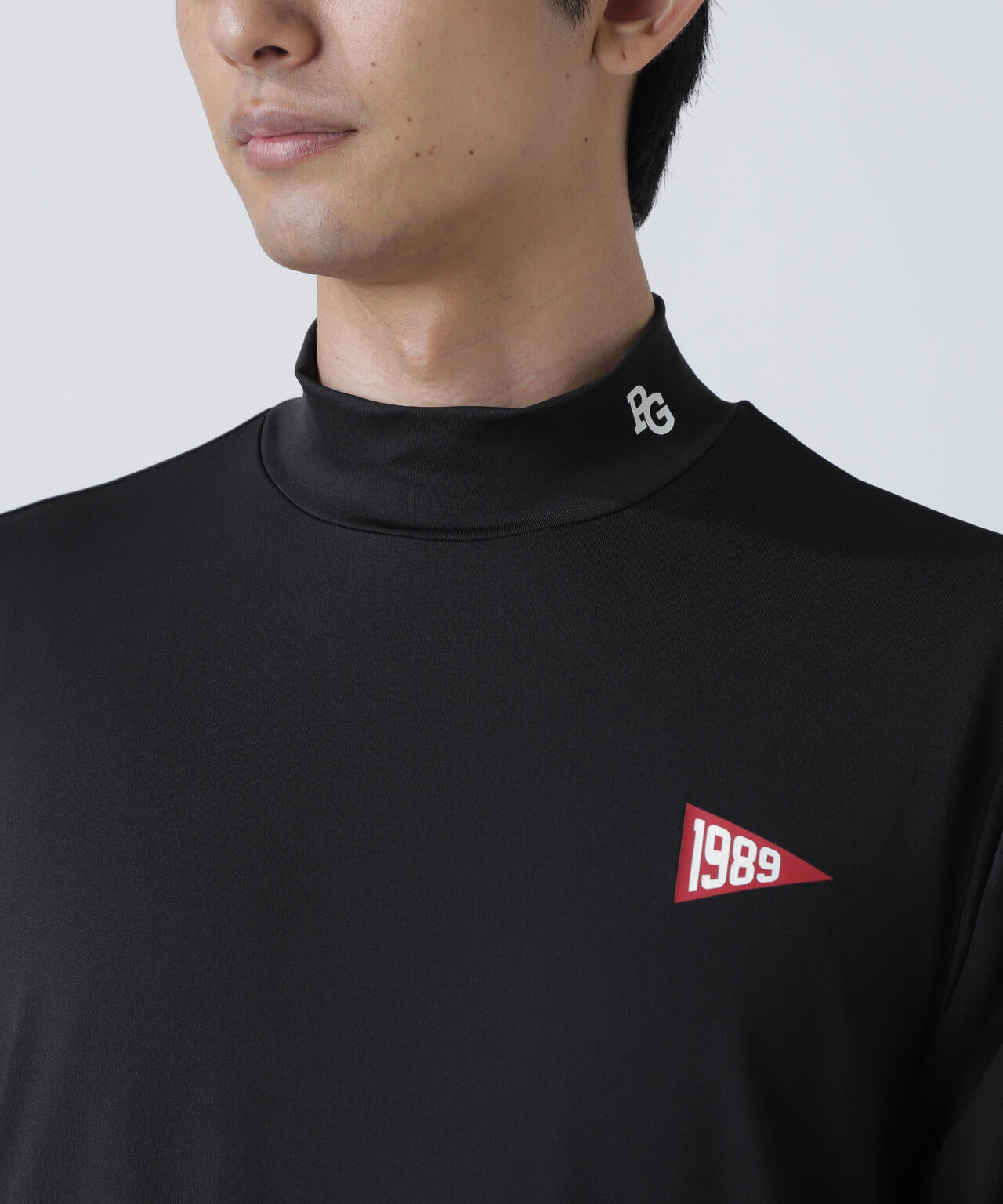 【PG BODY】37.5ベア天竺長袖ハイネックカットソー