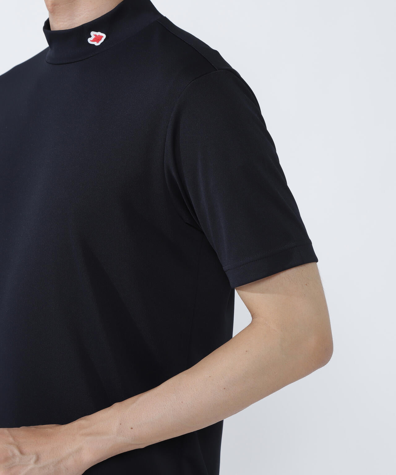 ルークールスムース半袖モックネックカットソー | PEARLY GATES