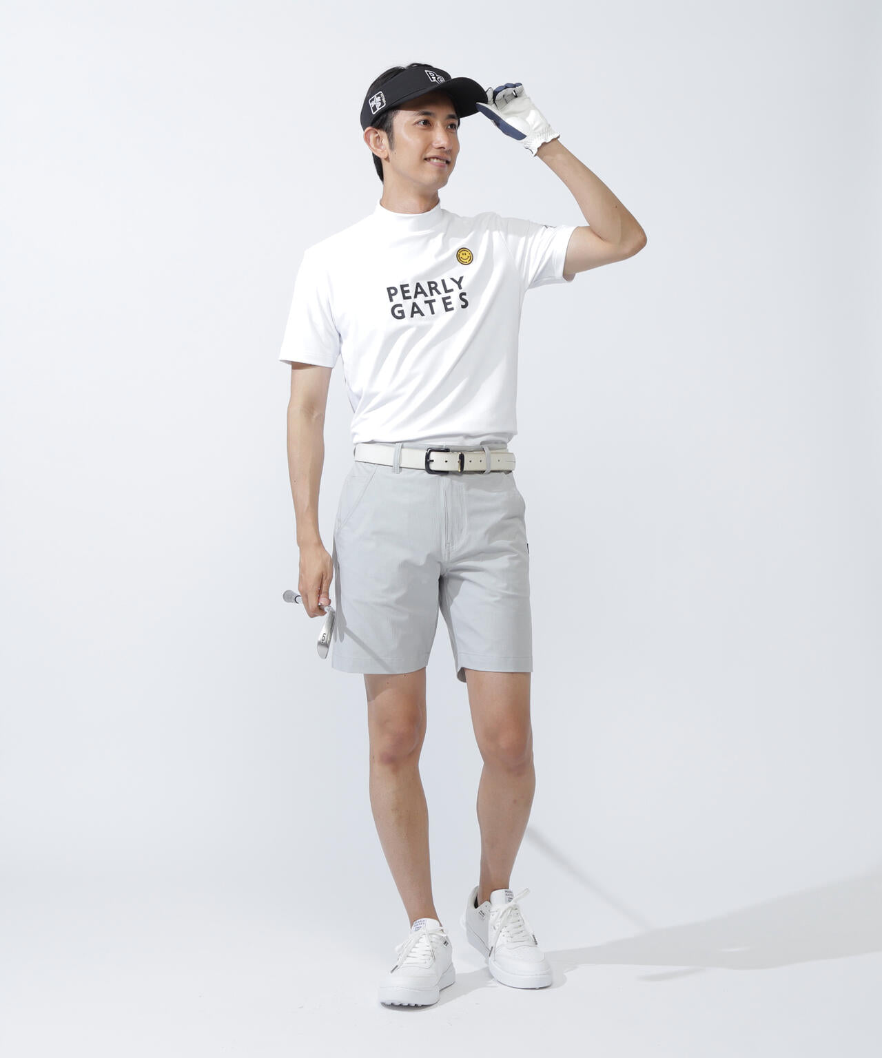 新品 パーリーゲイツ カノコ×天竺 半袖Relaxカットソー(4)サイズM/白 新品 パーリーゲイツ カノコ×天竺 半袖Relaxカットソー(4)サイズ