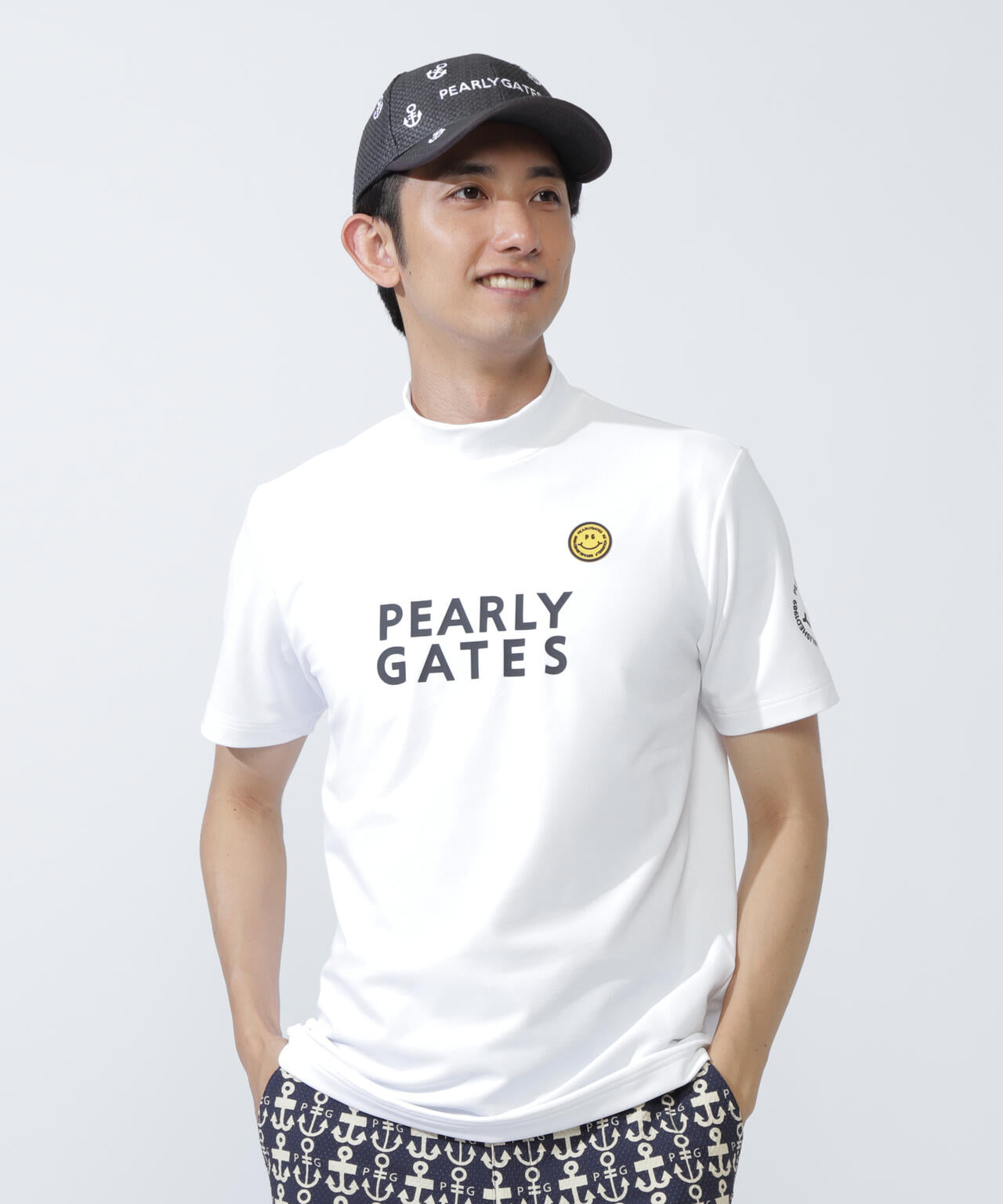 PG is PG ベアカノコ半袖ハイネックカットソー