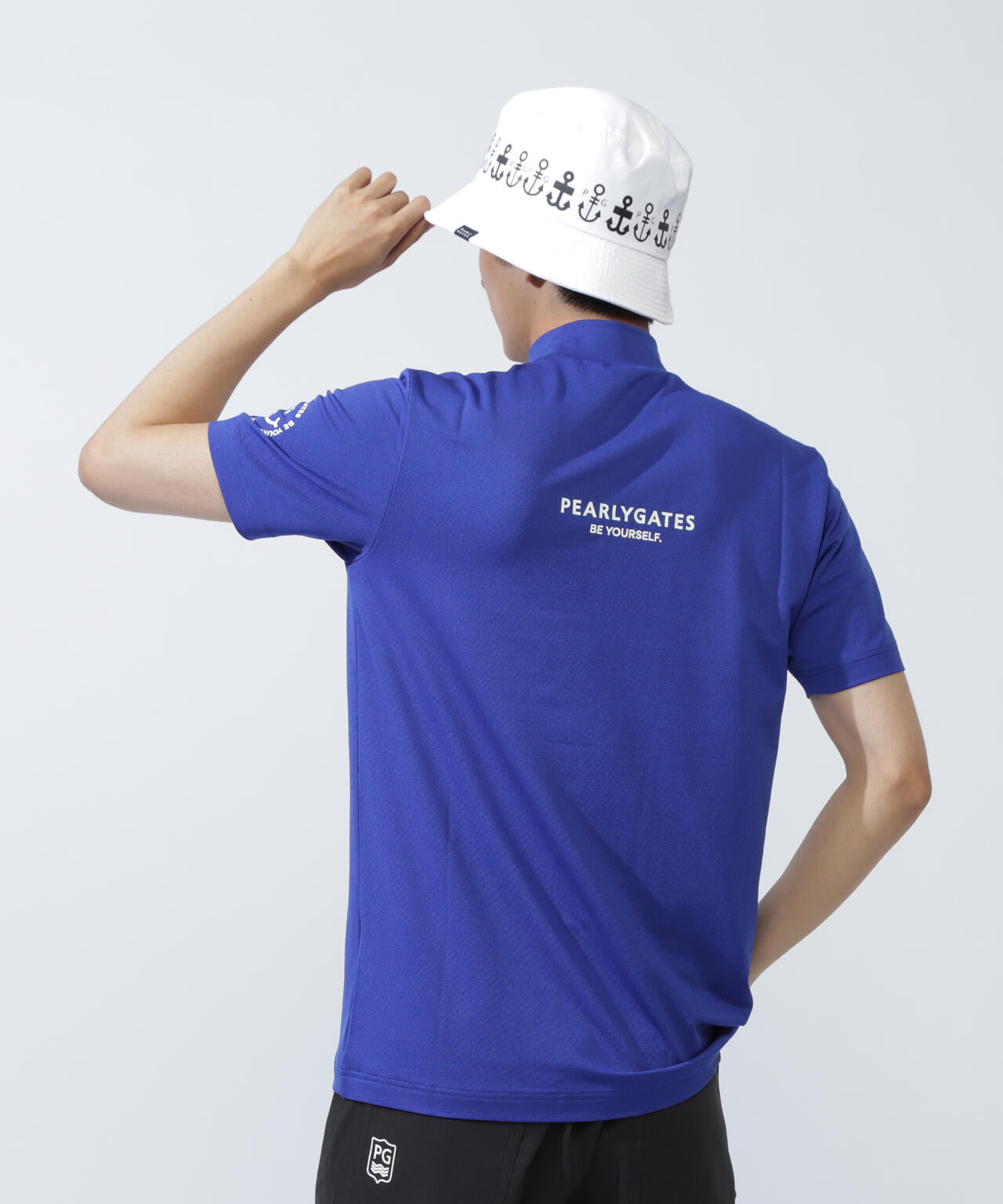 PG is PG ベアカノコ半袖ハイネックカットソー