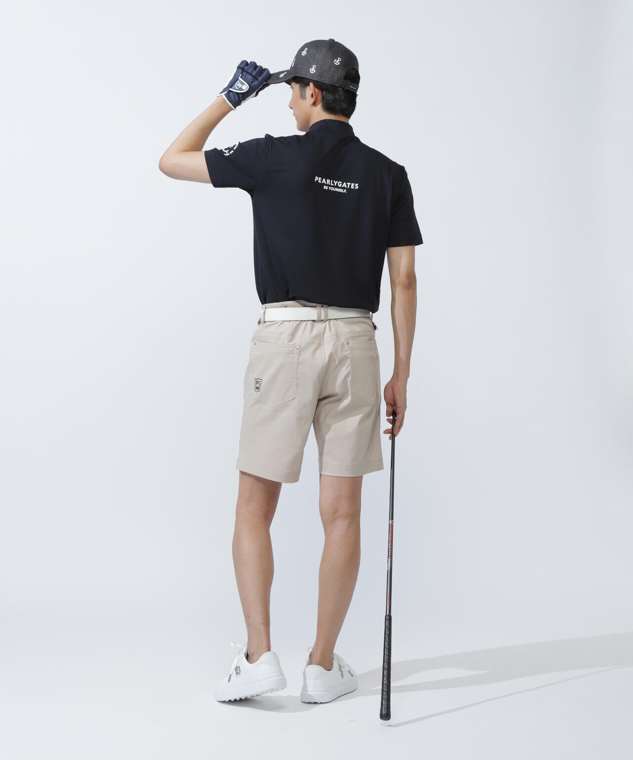 PG is PG ベアカノコ半袖ハイネックカットソー