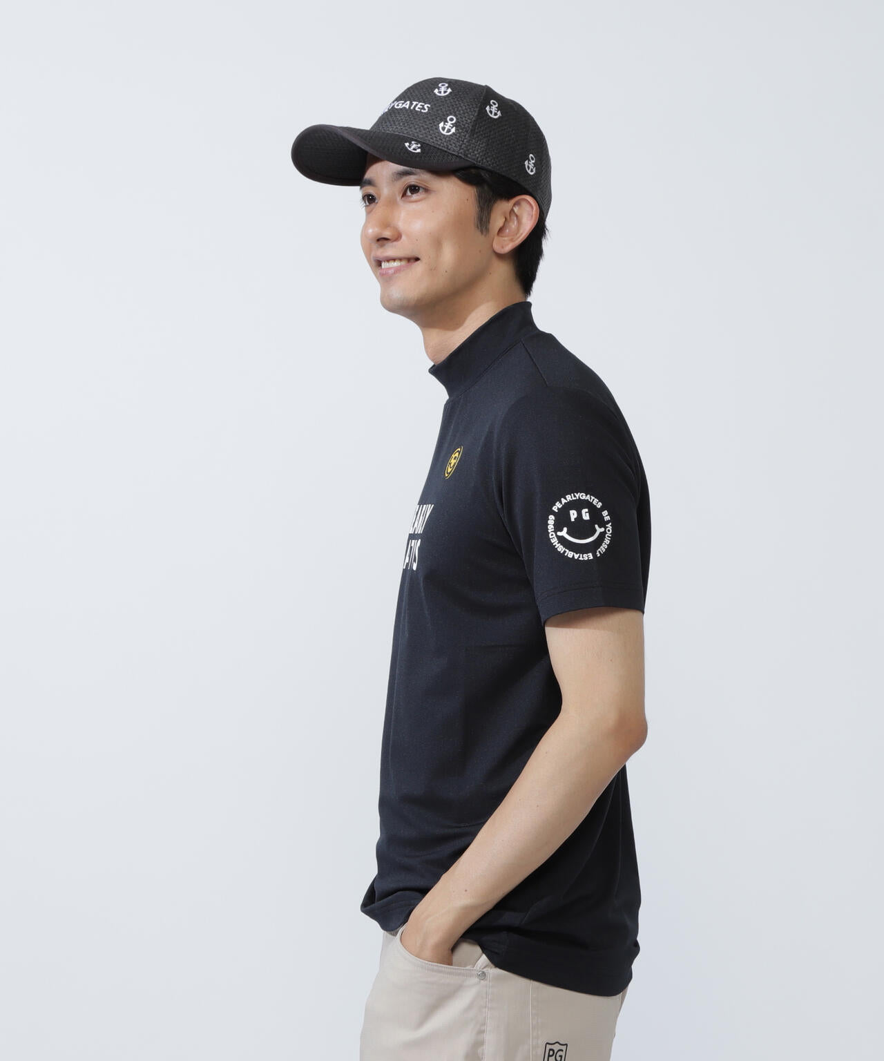 PG is PG ベアカノコ半袖ハイネックカットソー