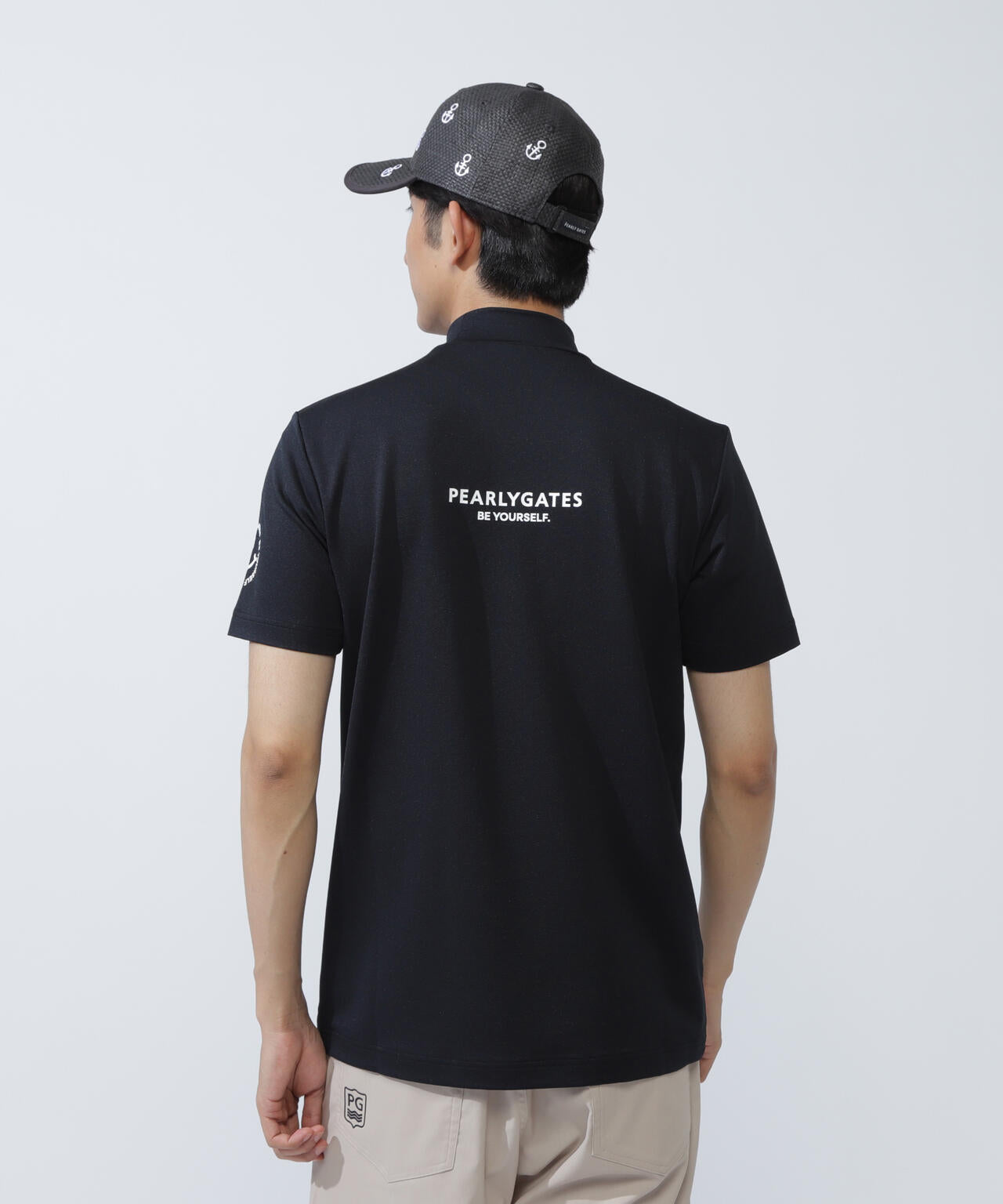 PG is PG ベアカノコ半袖ハイネックカットソー