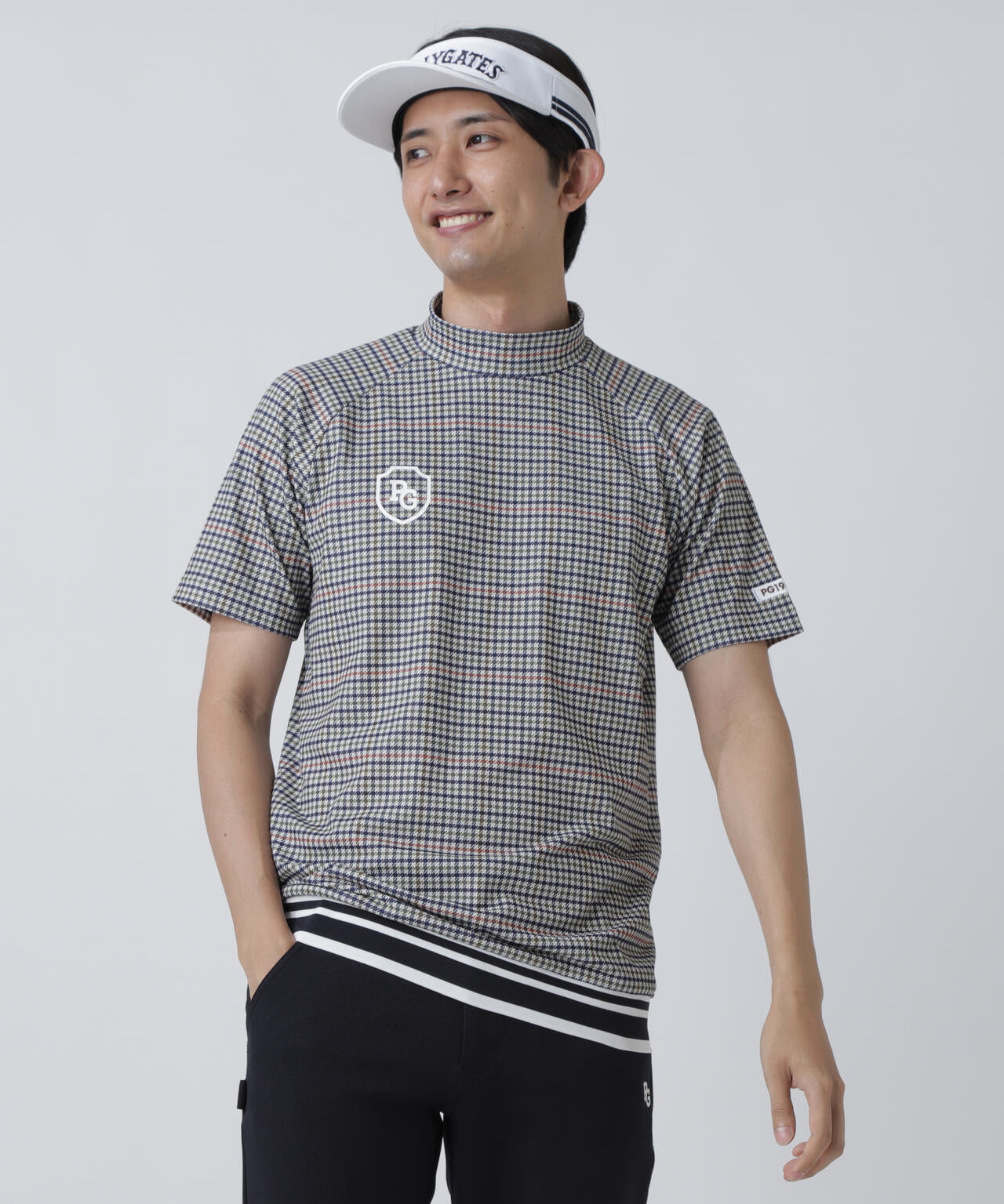 DRYMIXベアカノコ半袖ハイネックカットソー