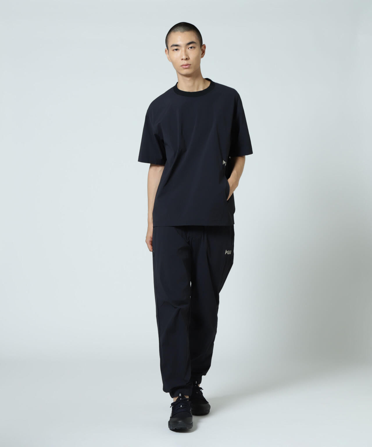 【PGG】【直営店舗&公式オンライン限定】Nyストレッチリップストップ スニードTシャツ (MENS)