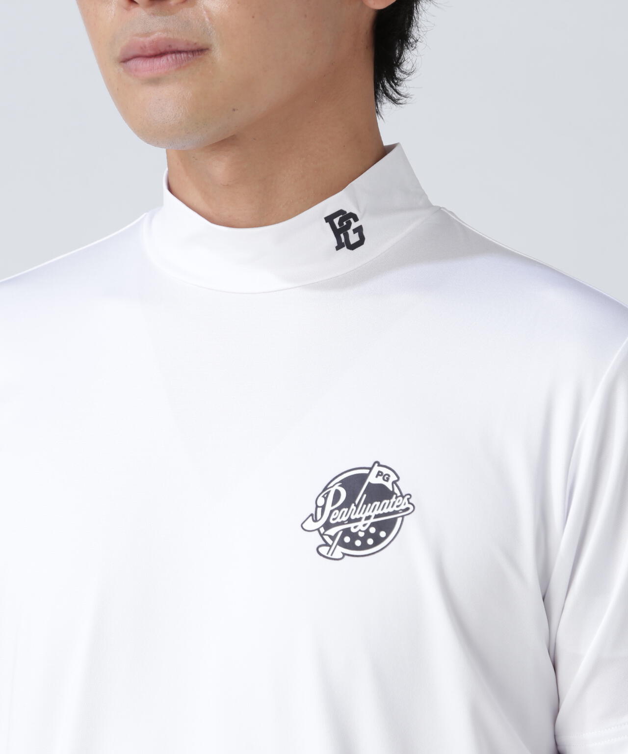 ベアカノコ半袖ハイネックカットソー