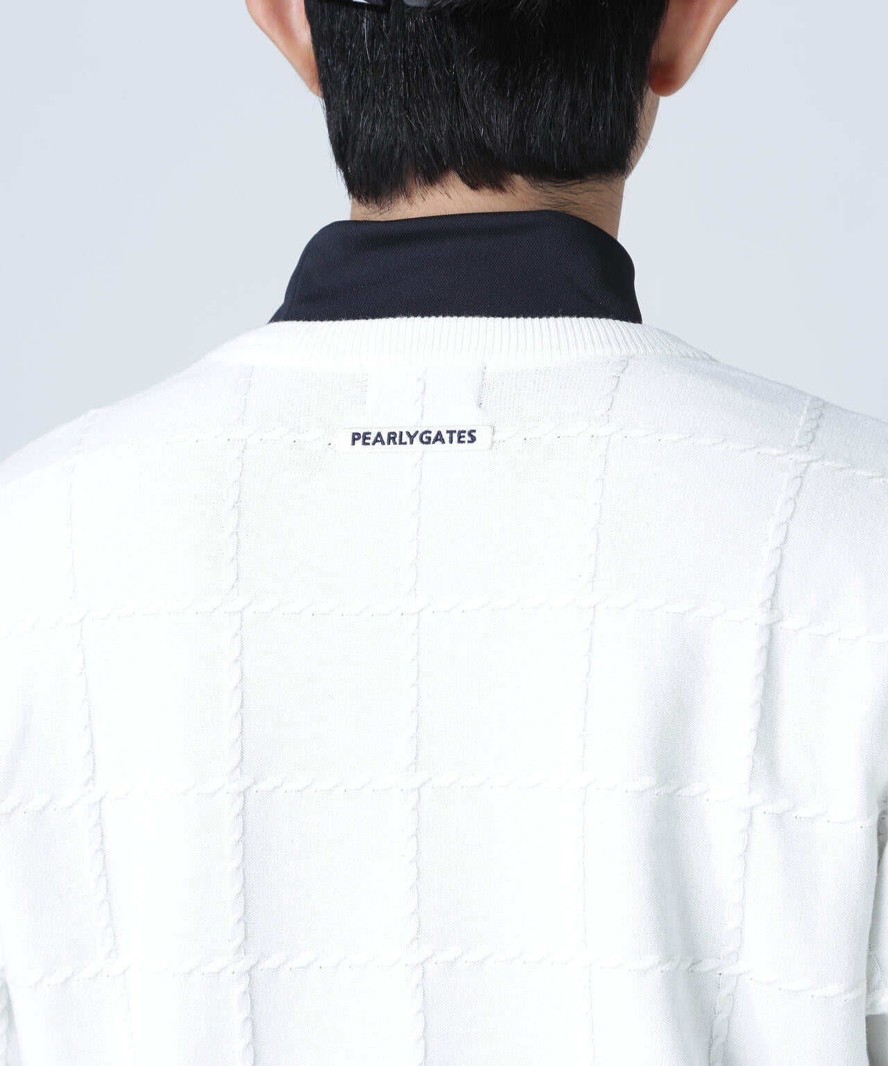 12G地柄クルーネックニットプルオーバー | PEARLY GATES（パーリー