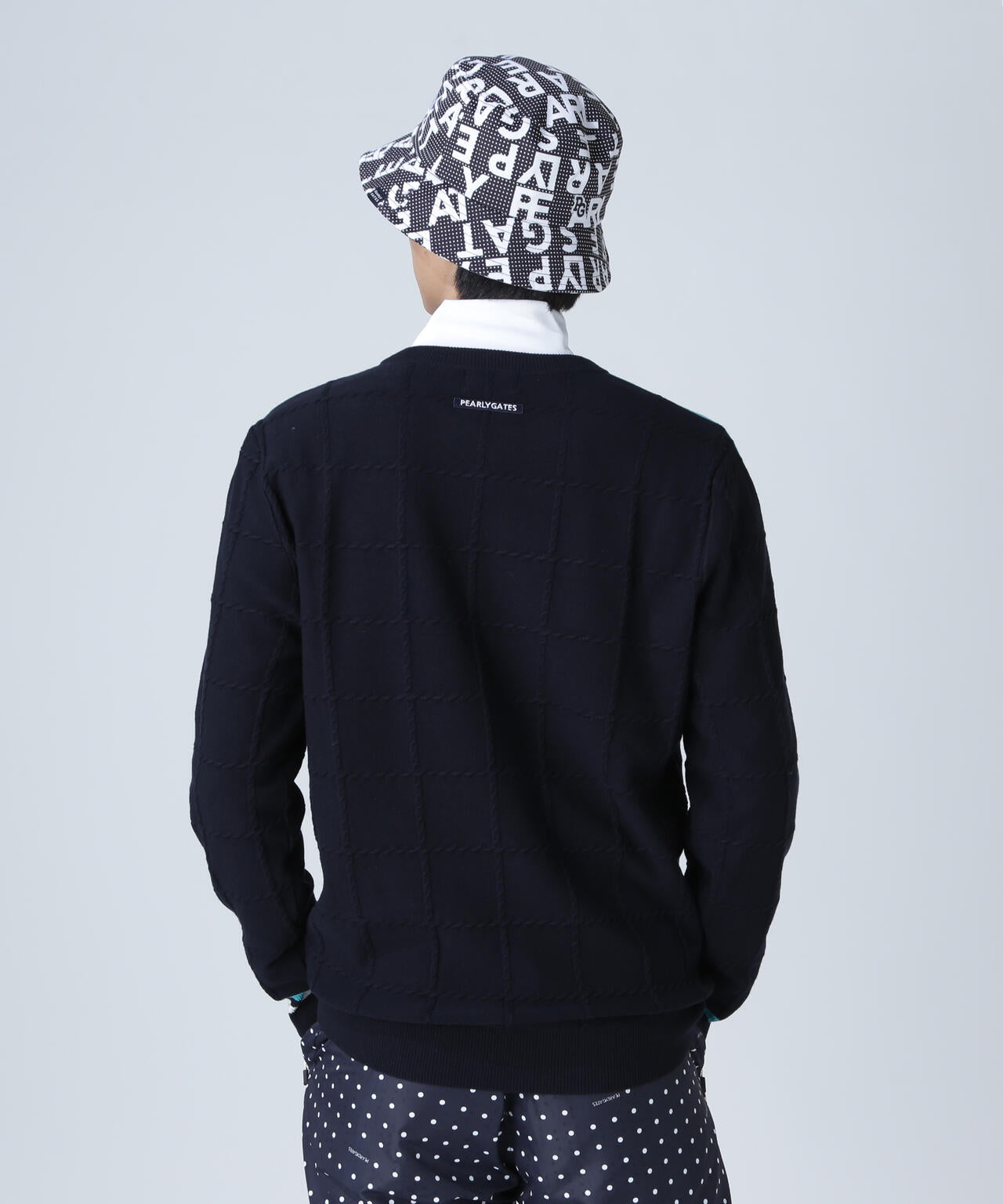 12G地柄クルーネックニットプルオーバー | PEARLY GATES（パーリー