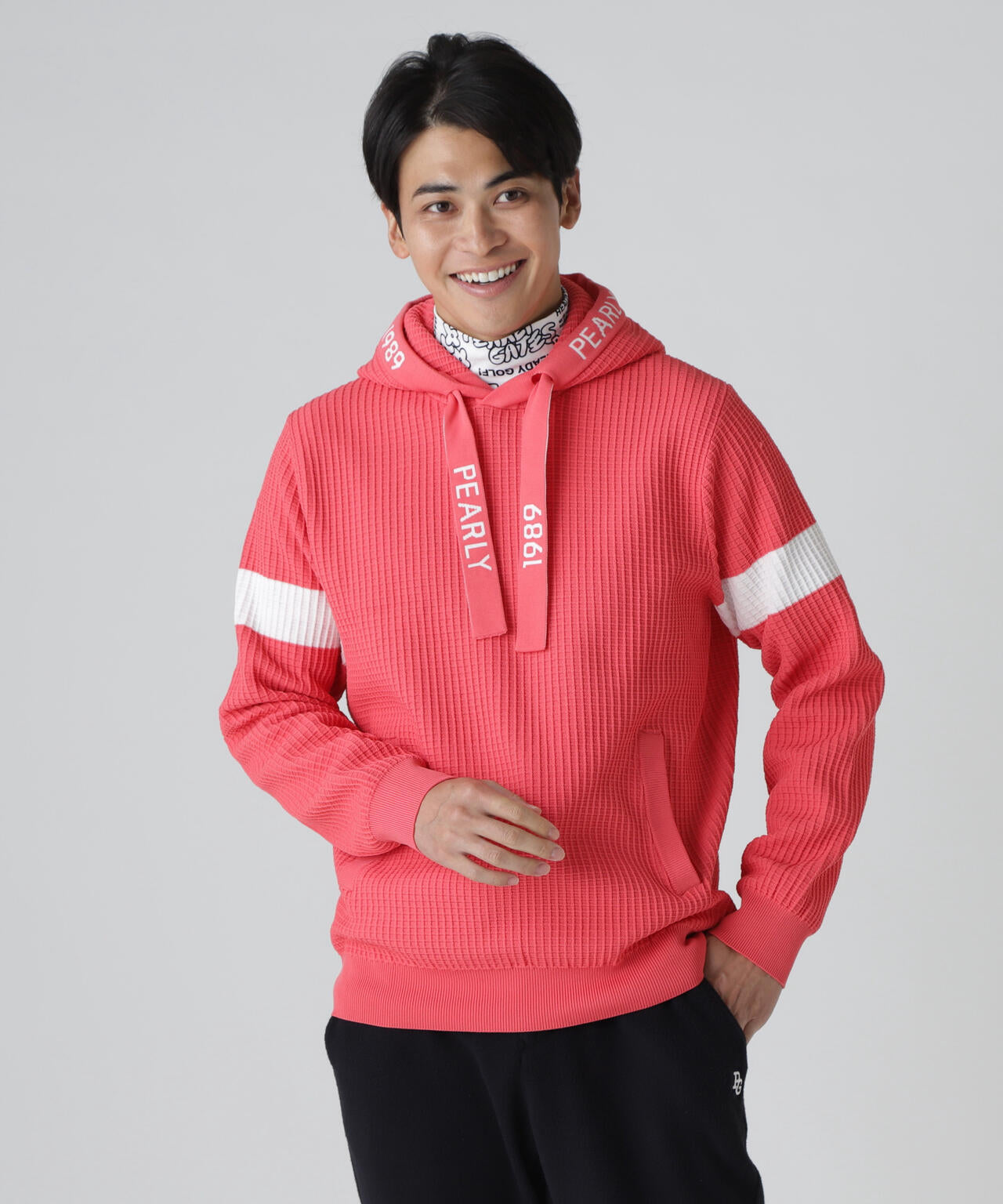 12Gダブルジャガードフーディニットプルオーバー | PEARLY GATES