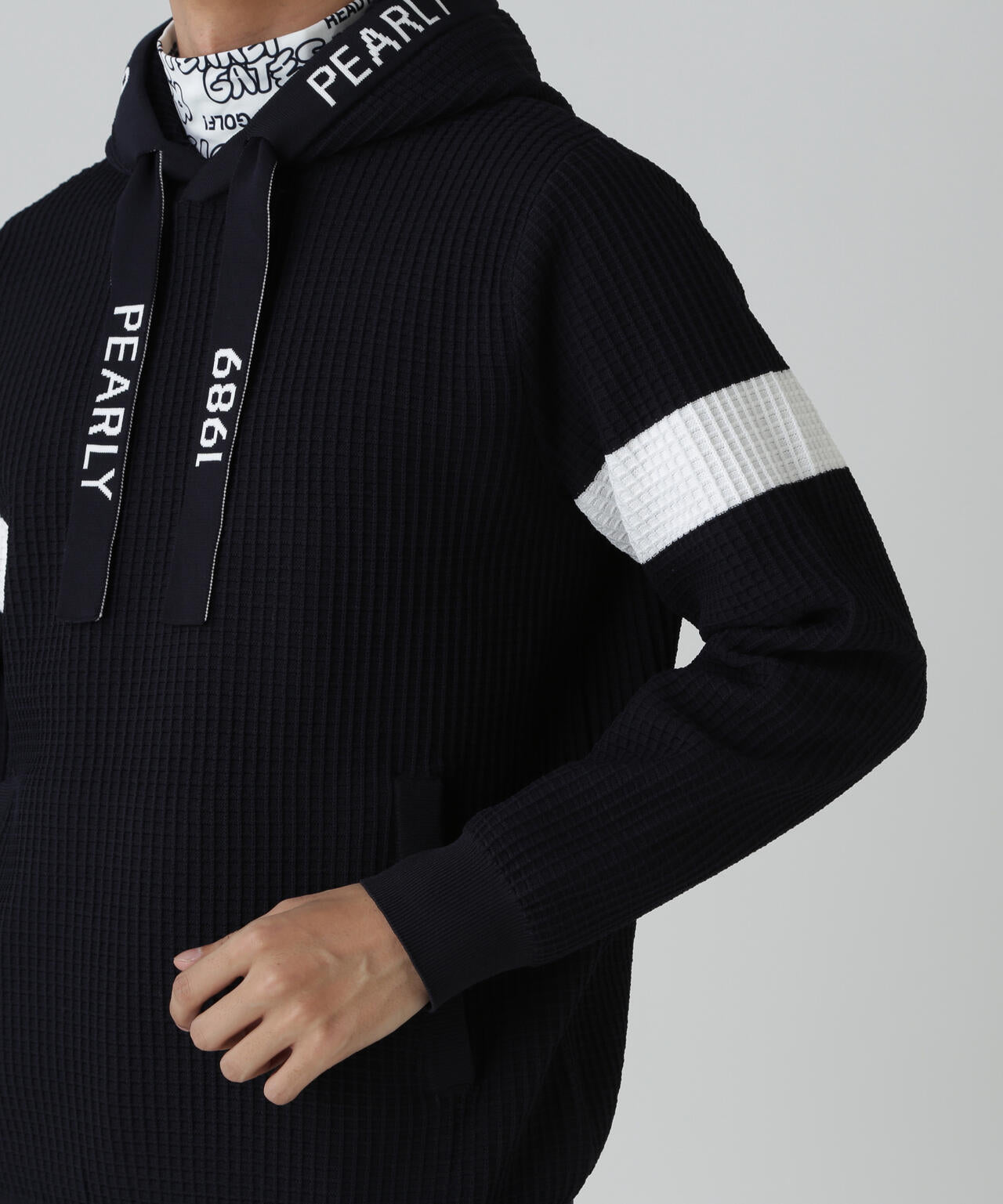 12Gダブルジャガードフーディニットプルオーバー