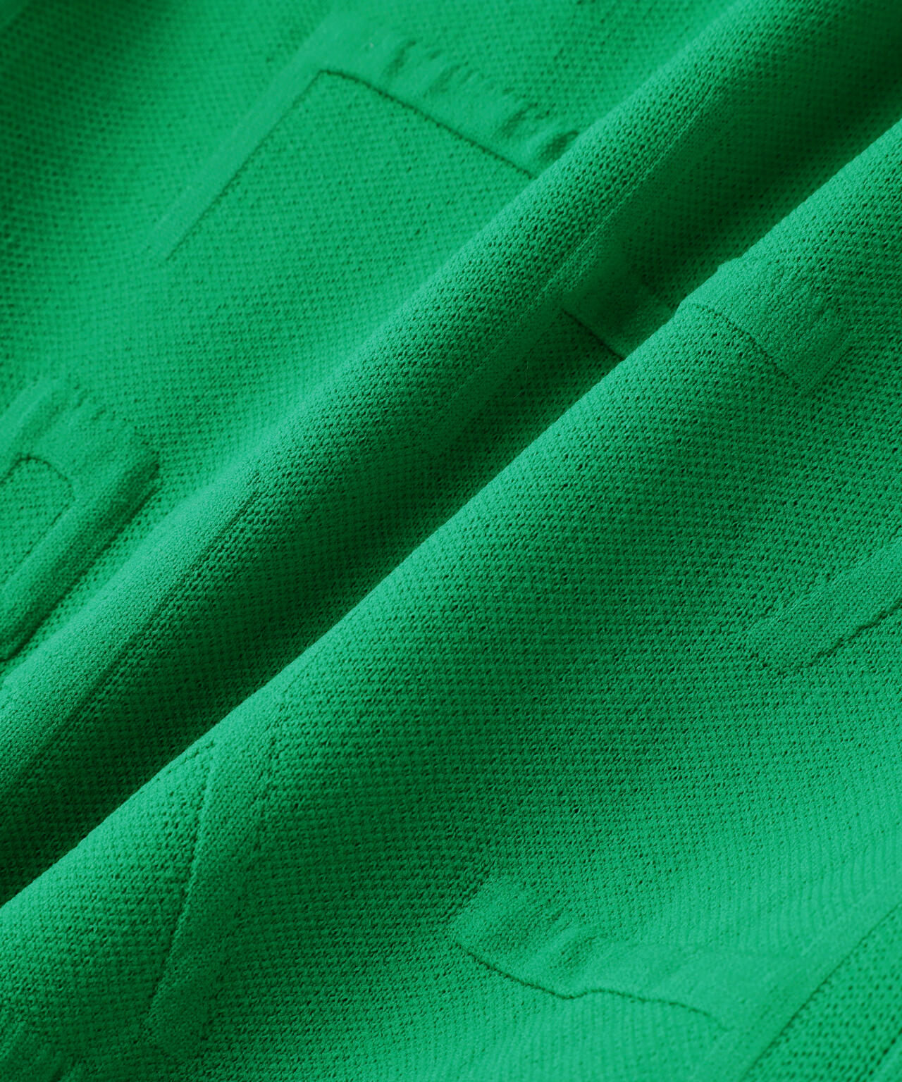 14Gクルーネックニットプルオーバー ＜ジャガードロゴ総柄＞