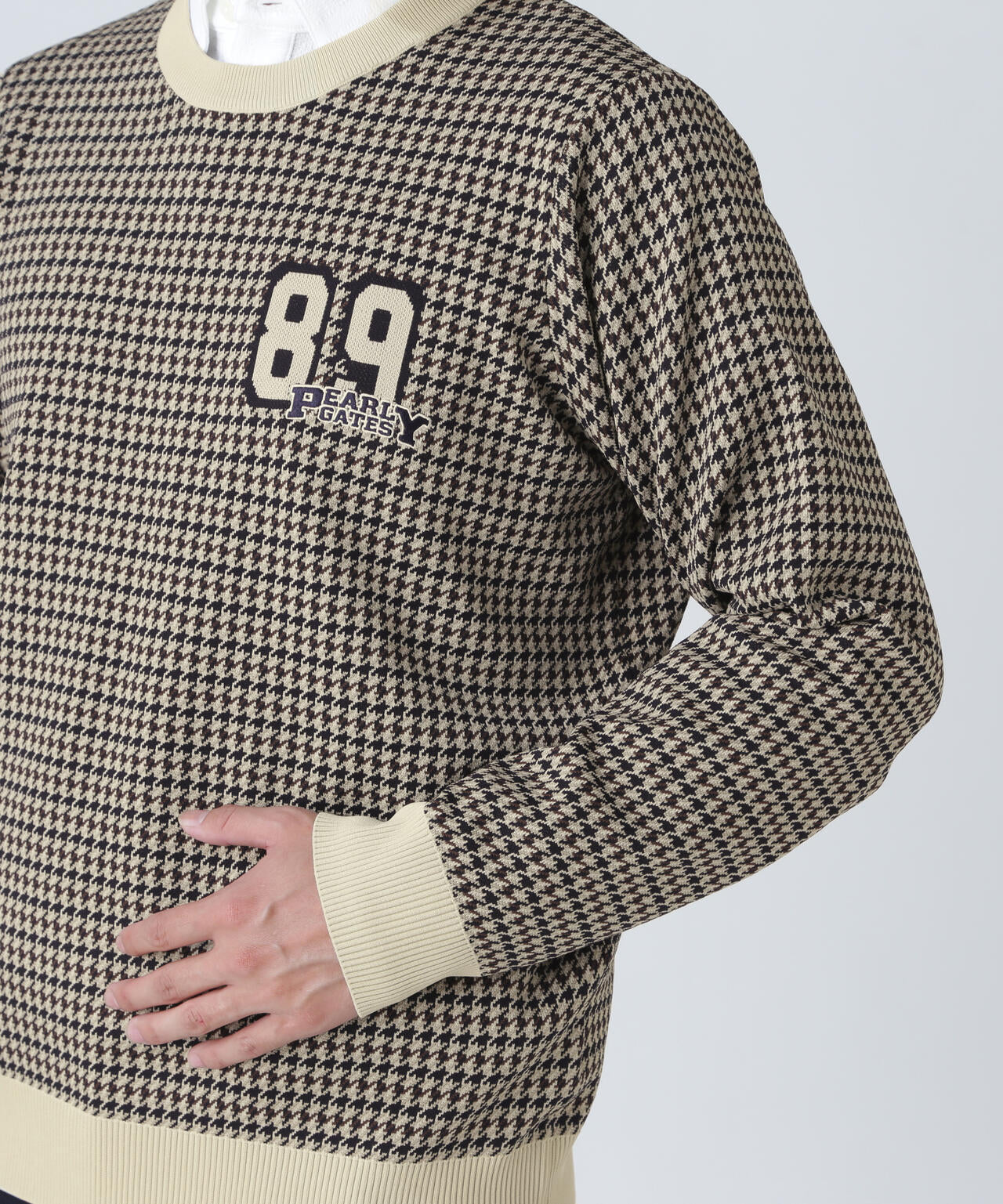 14Gダブルジャガードクルーネックニットプルオーバー ＜ガンクラブ