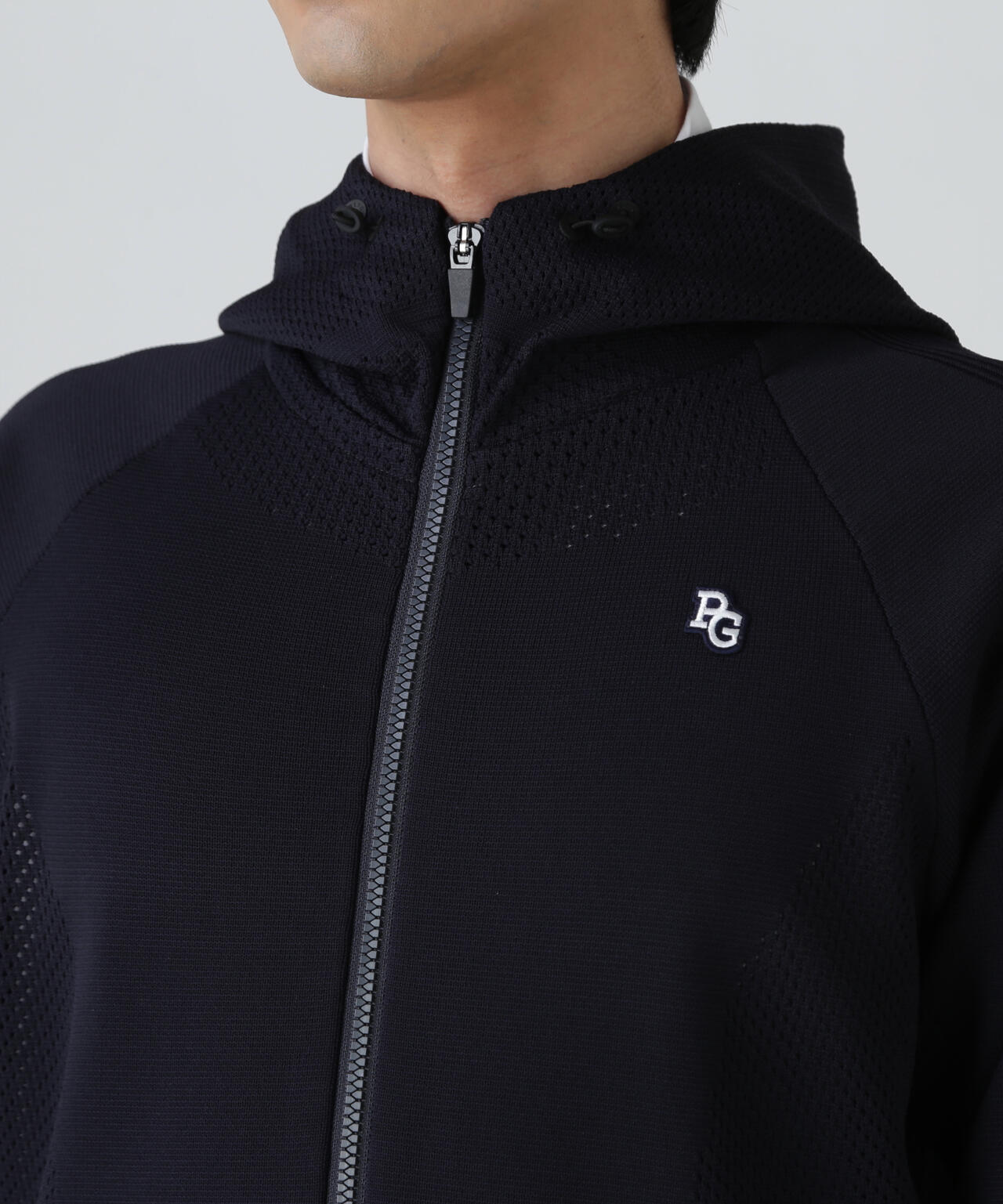 ポリエステルヤーンmmフルジップニットフーディ | PEARLY GATES