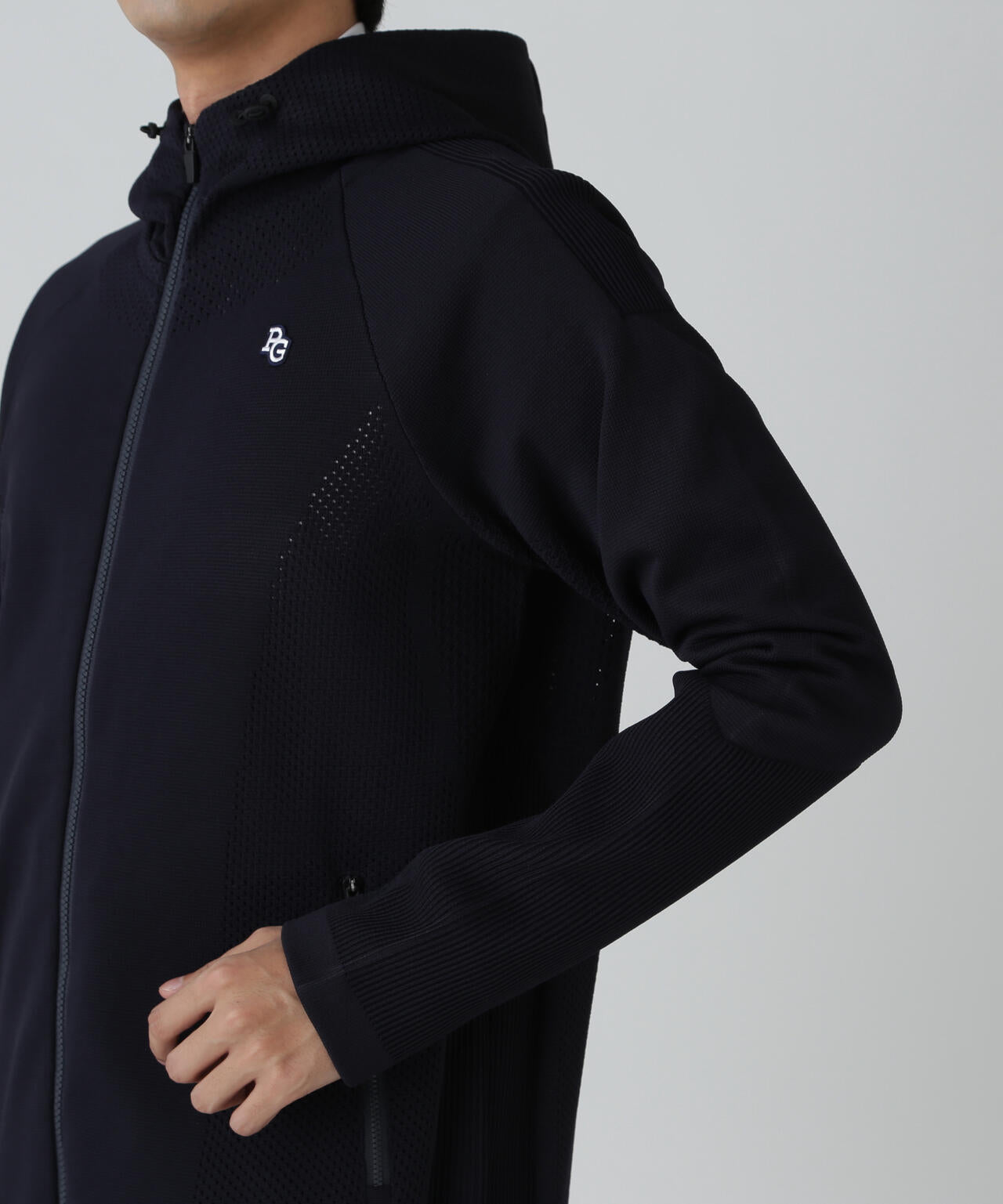 パーリーゲイツ　セーターメランジフリースフルジップフーディ PEARLY GATES（パーリーゲイツ） カーディガン ポリエステルヤーンmm