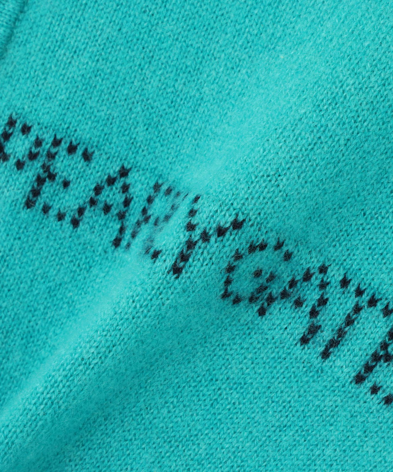 PEARLY GATES カシミヤ100 フルジップアップニットベスト 12G部分ジャガード カシミヤ100 フルジップアップニットベスト