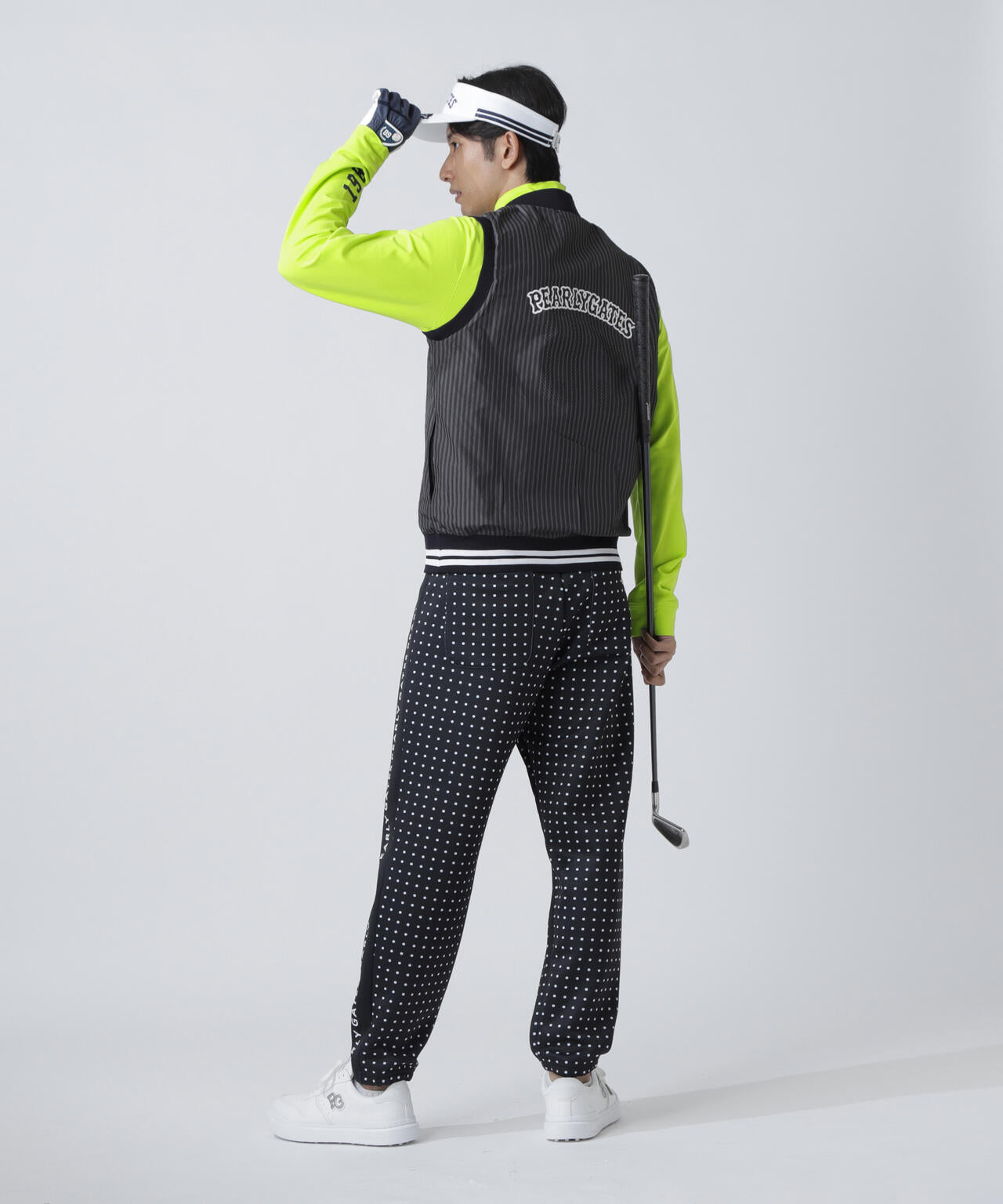 ジャガードリバーシブル フルジップニットベスト