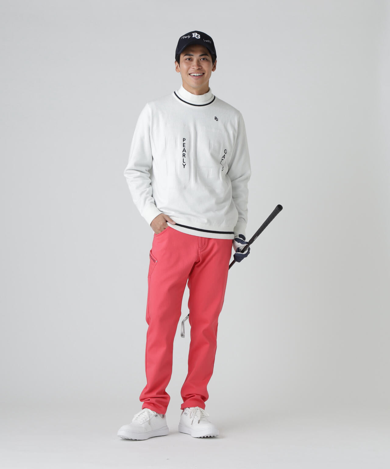 天竺×ストレッチ裏地＆地柄 ツインニット | PEARLY GATES（パーリー