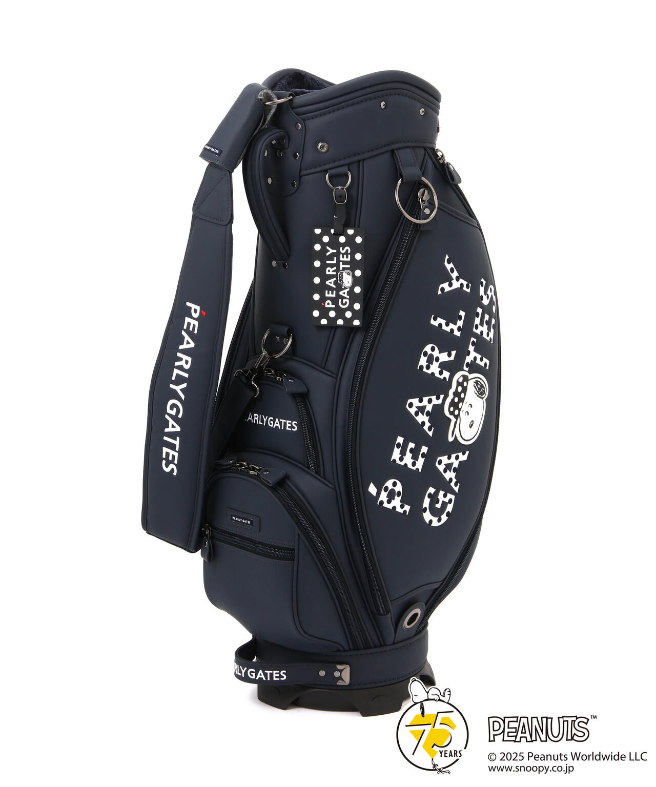 【SNOOPY】 合皮キャディバッグ (46インチ対応) (UNISEX)