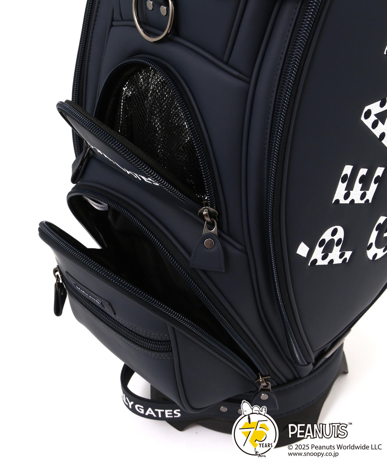 【SNOOPY】 合皮キャディバッグ (46インチ対応) (UNISEX)