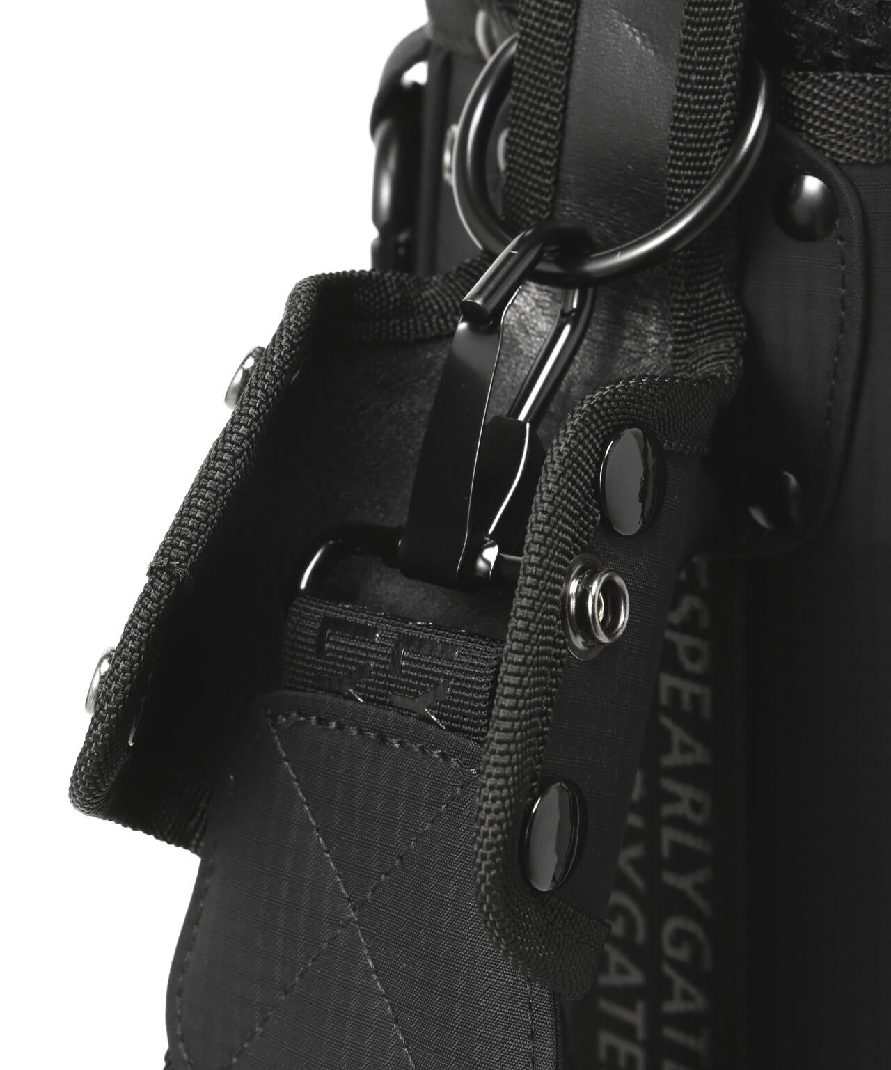 パーリーゲイツ　キャディバッグ　ショルダー式　スタンド式　軽量　黒　ブラック トーナルロゴ軽量スタンド式キャディバッグ (46インチタイプ) (UNISEX