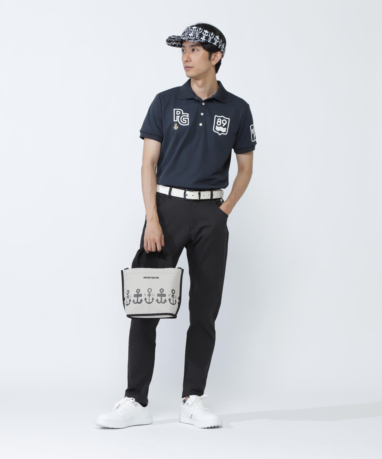 ロゴアンカー柄カートバッグ (UNISEX)