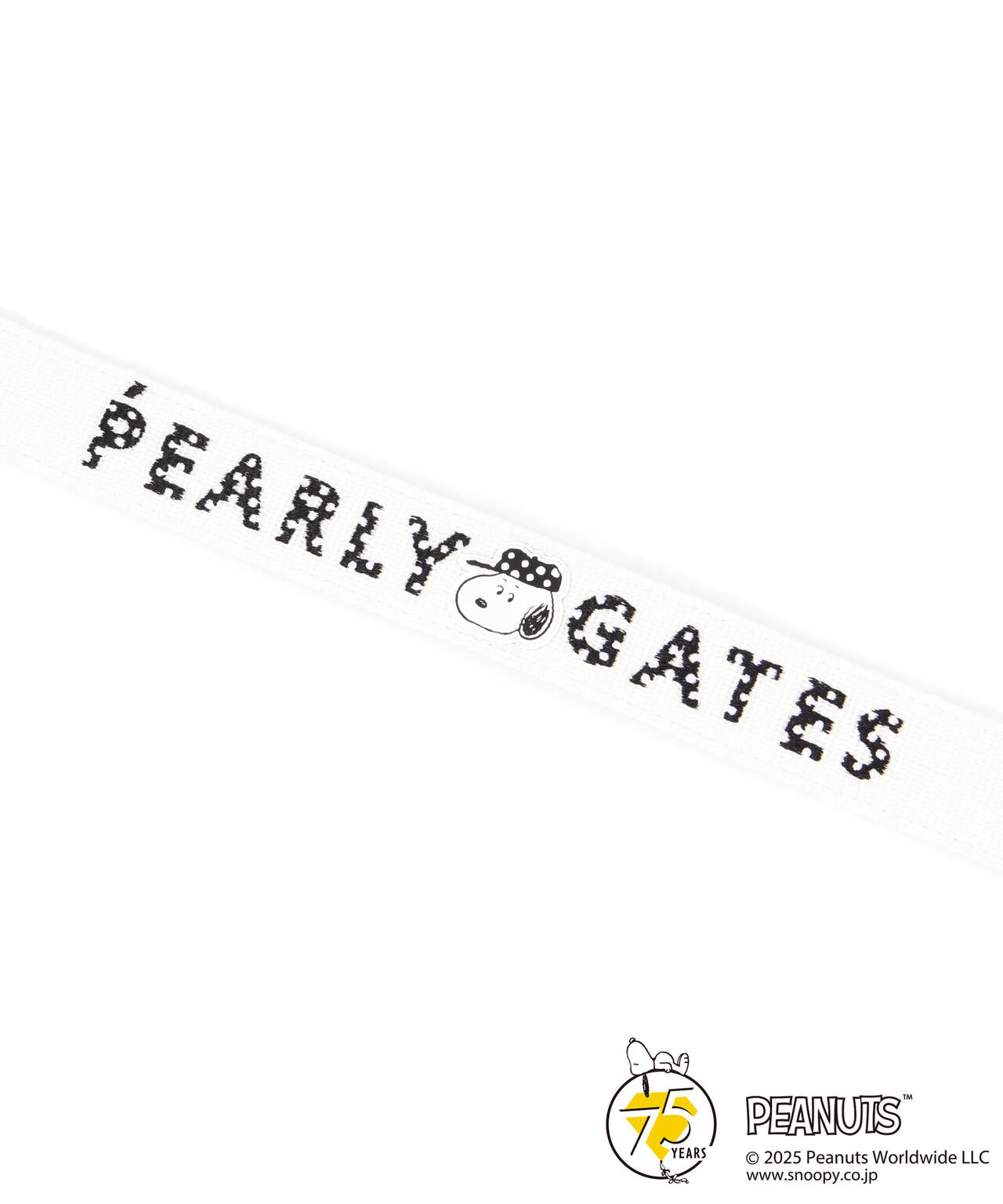 【SNOOPY】アクリルテープベルト (UNISEX)