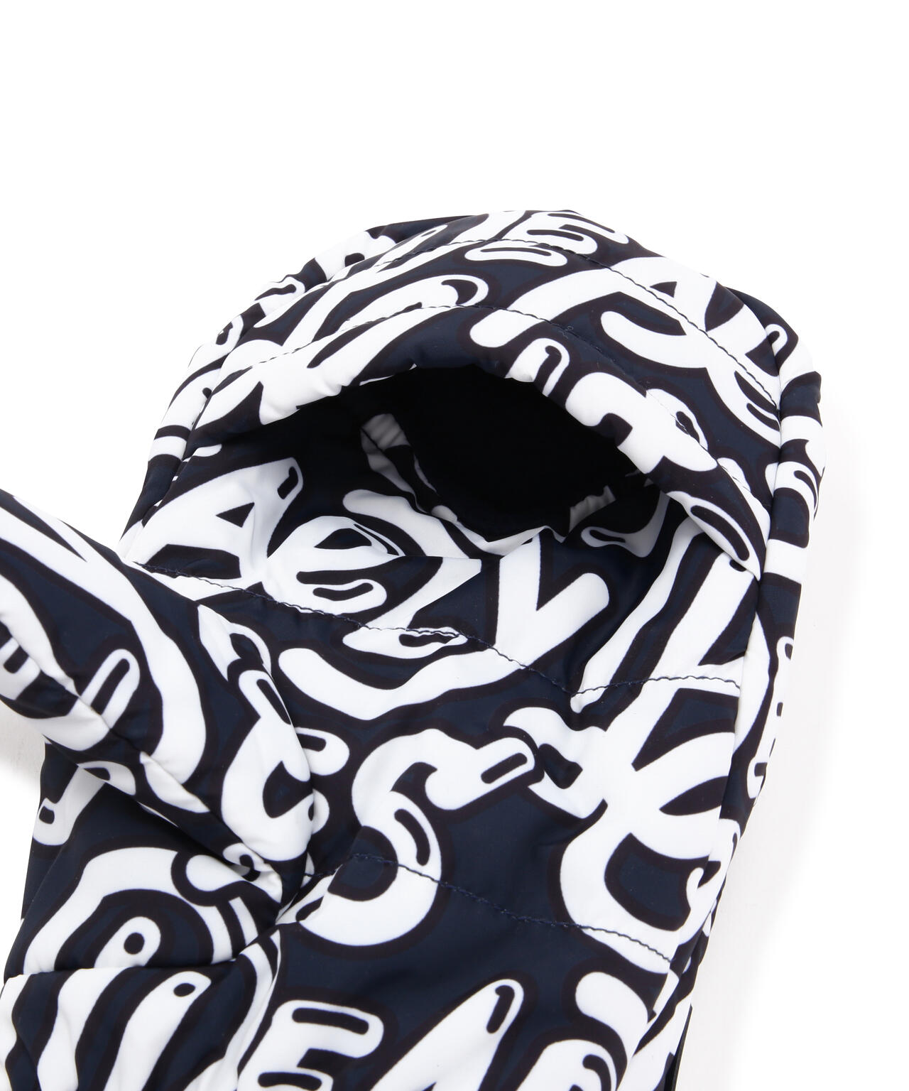 ぷにぷにロゴ柄ミトン (UNISEX)