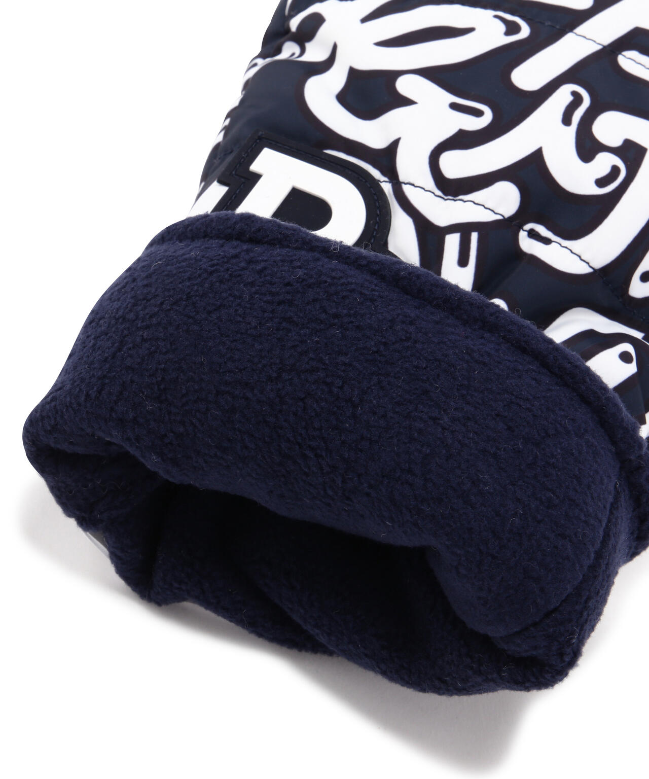 ぷにぷにロゴ柄ミトン (UNISEX)