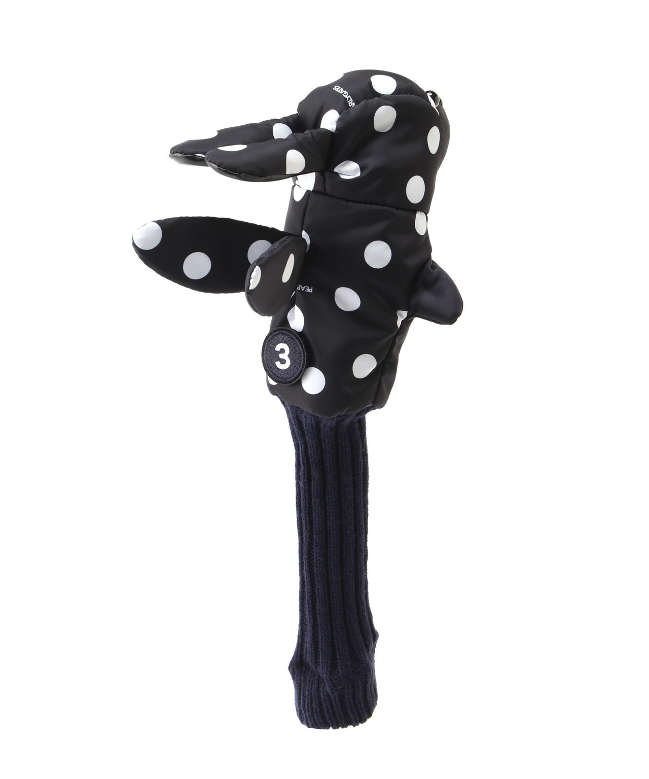 ランダムドットうさぎフェアウェイウッド用ヘッドカバー (UNISEX