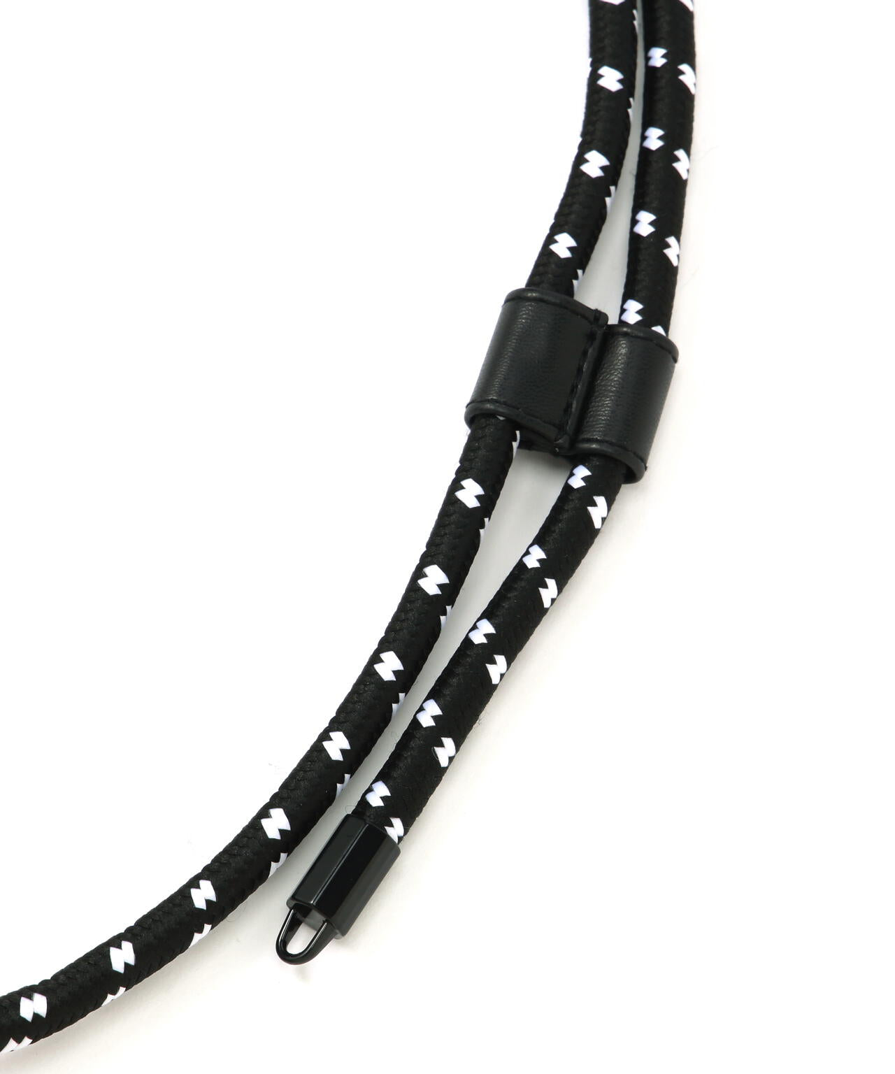 ウェーブロゴボーダーショルダーポーチ (UNISEX)