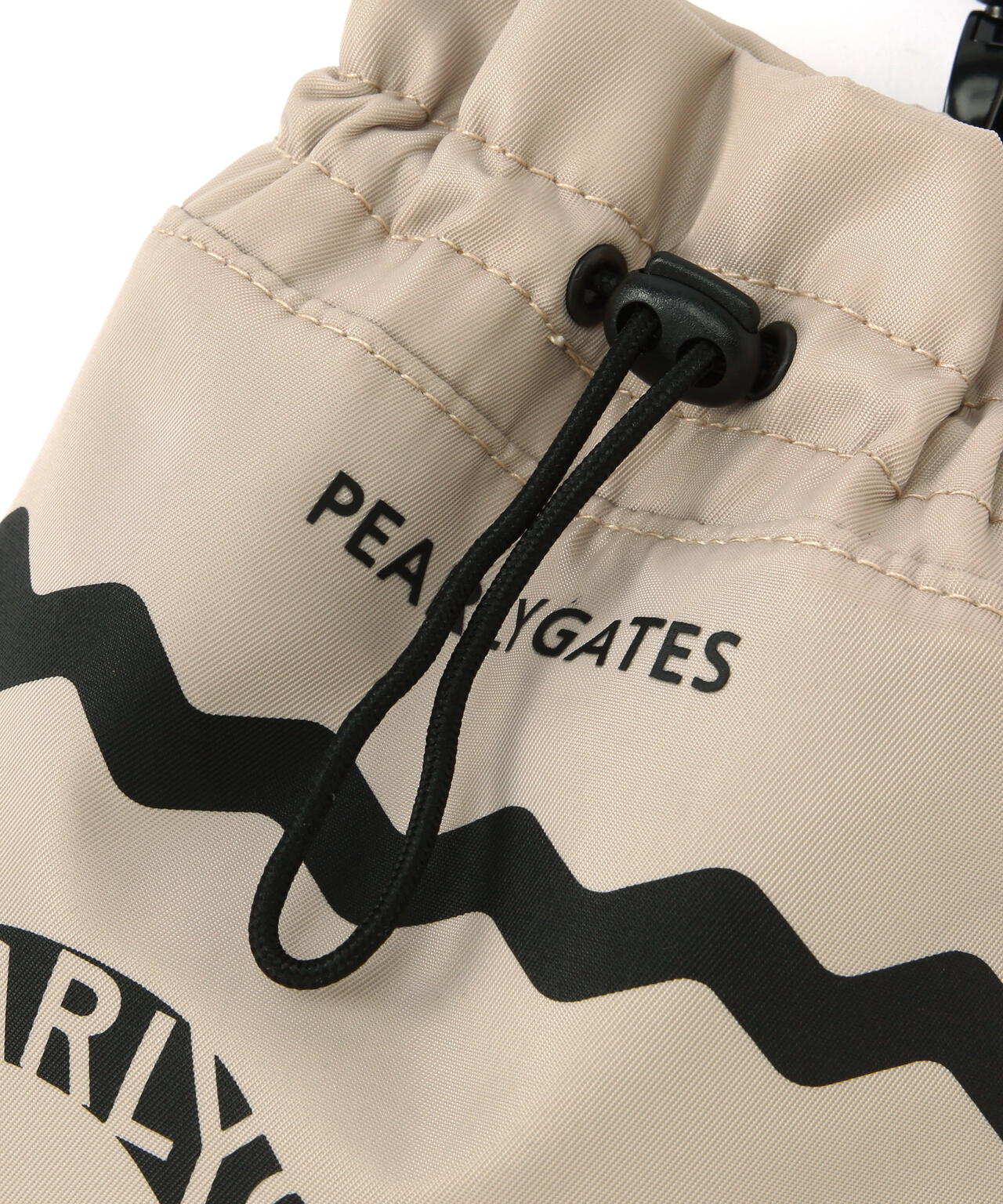 ウェーブロゴボーダーショルダーポーチ (UNISEX)