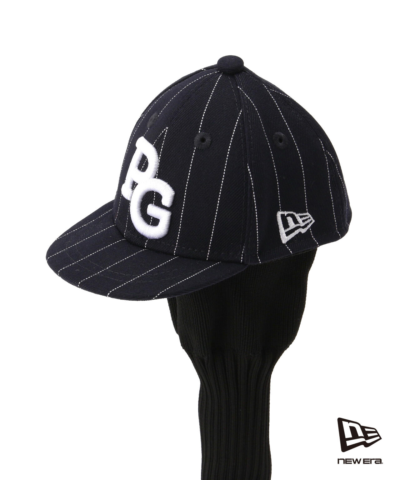 【NEW ERA × PG】 ピンストライプ柄 フェアウェイウッド用ヘッドカバー (UNISEX)