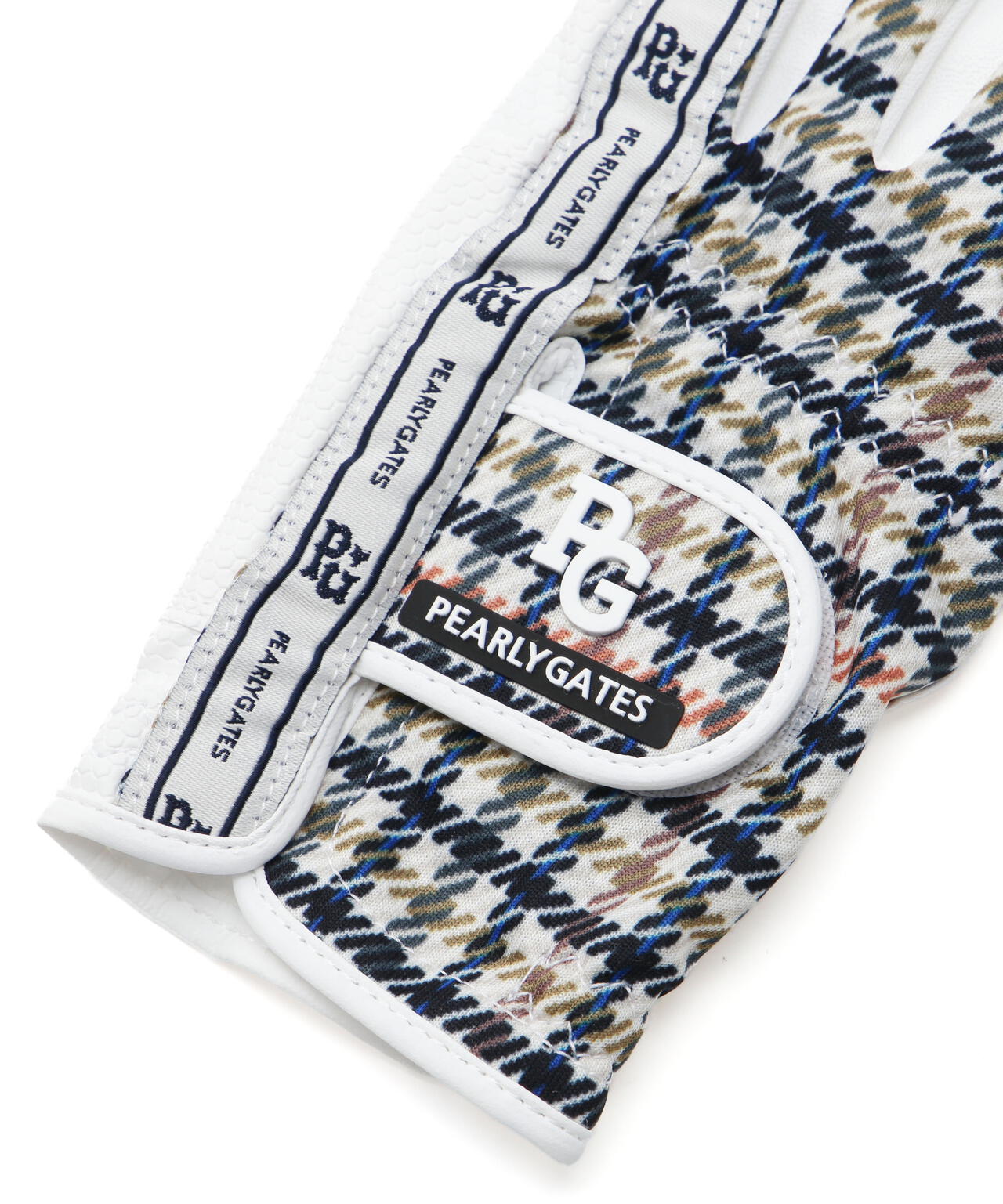 【新品未使用】PEARLY GATES チェック柄　秋冬　レディース0 日本製 ガンクラブチェック柄 合皮グローブ (両手用) (LADIES) | PEARLY GATES