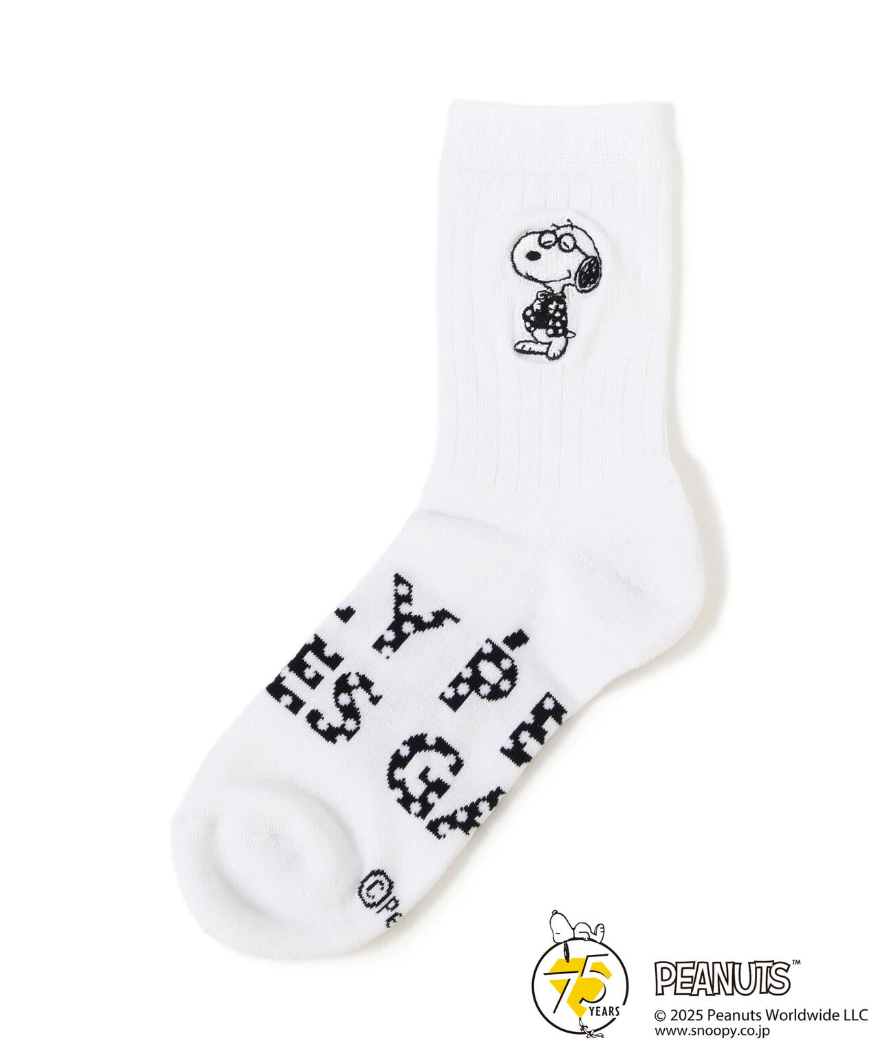 【SNOOPY】ミドルソックス (MENS)