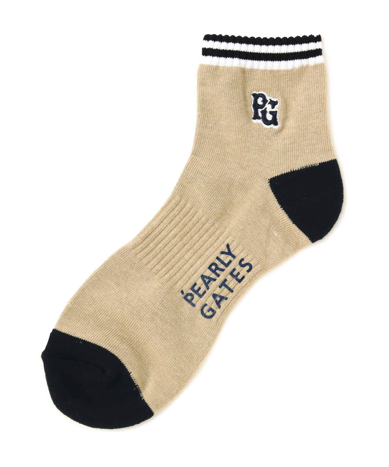 口ボーダーショートソックス (MENS)