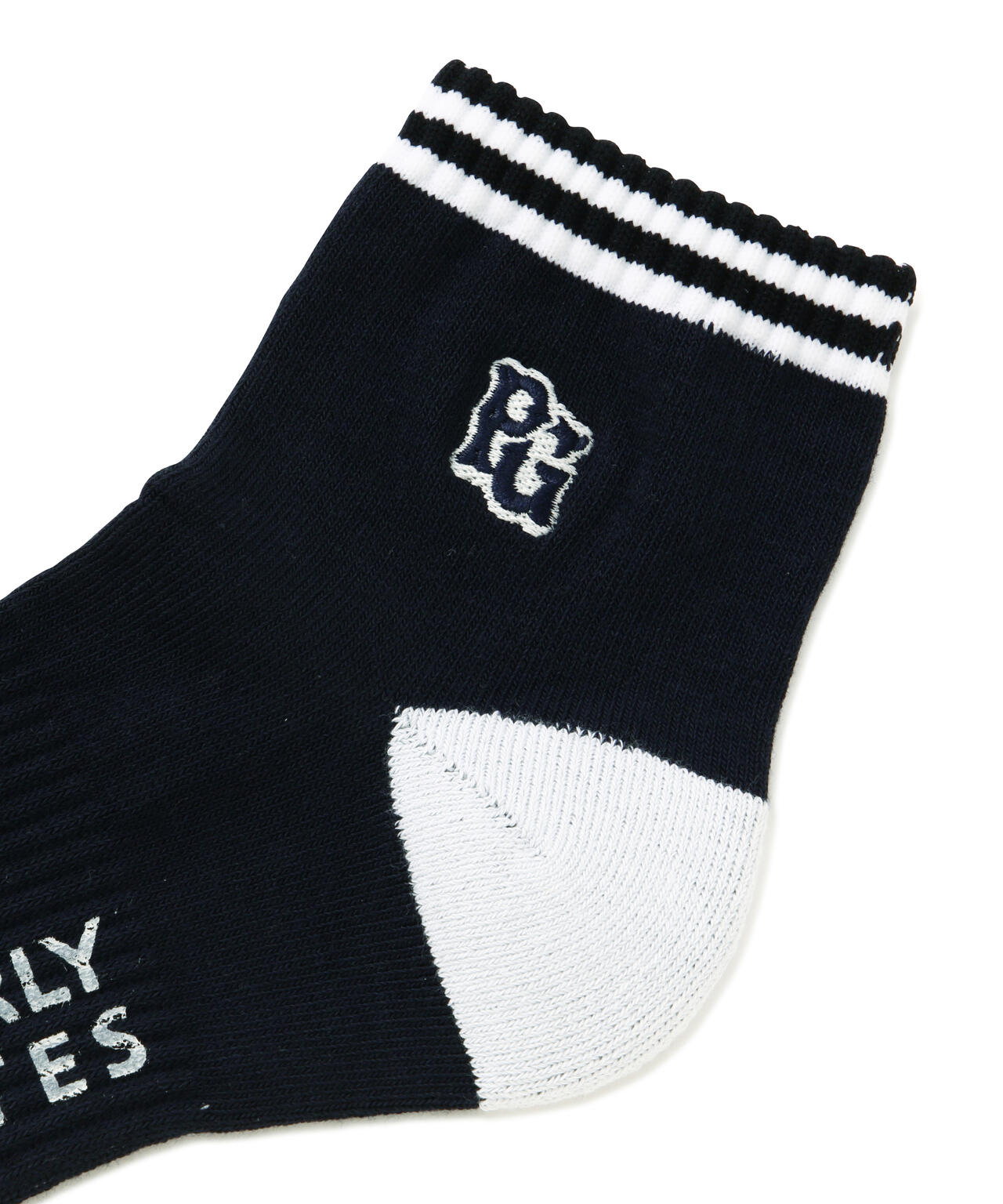 口ボーダーショートソックス (MENS)