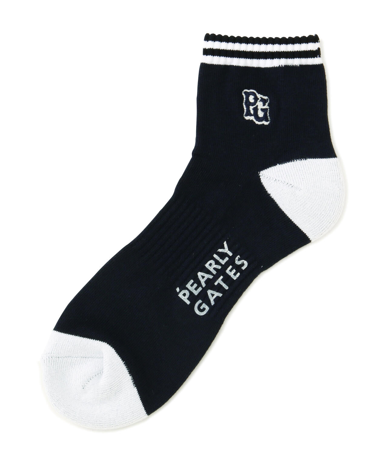 口ボーダーショートソックス (MENS)