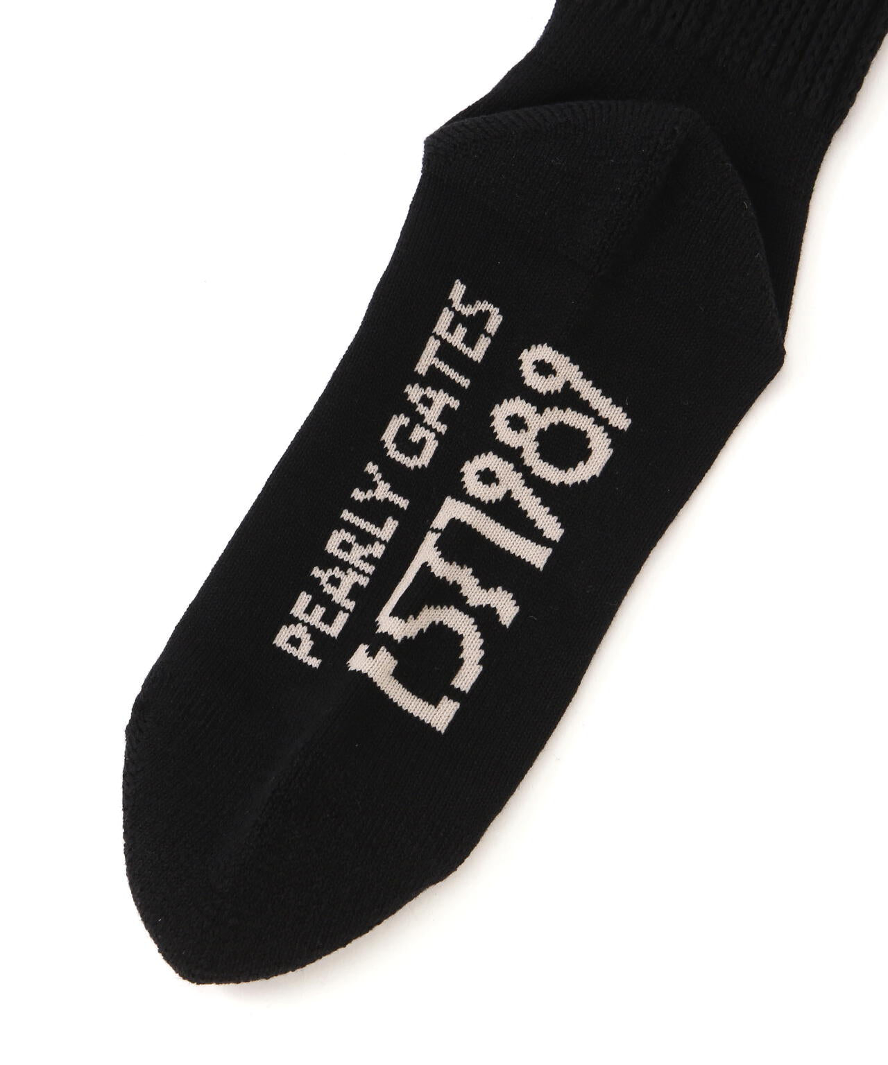 アンカーロゴ刺繍ルーズ調ミドルソックス (MENS)