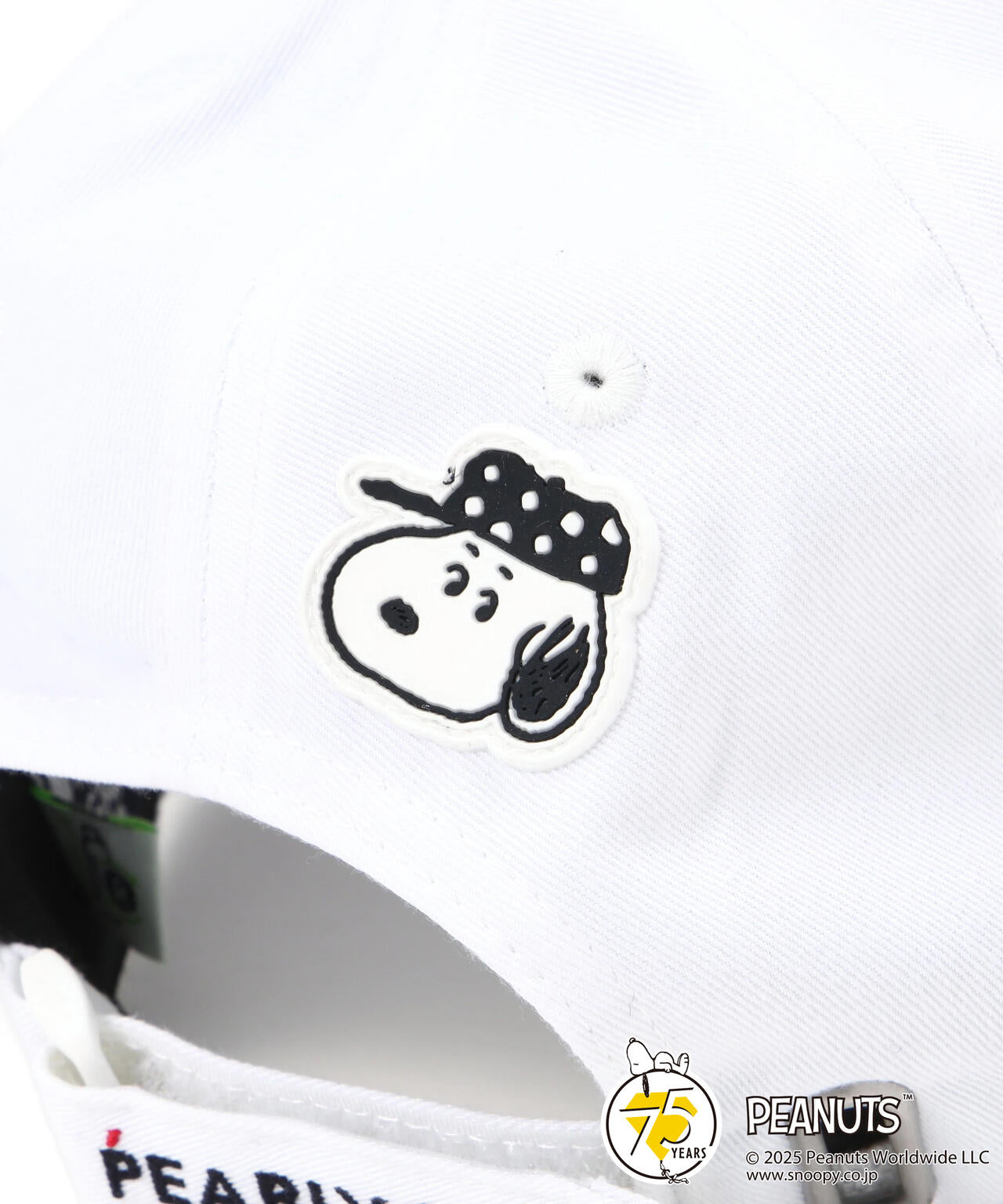 パーリーゲイツ【SNOOPY】 SNOOPY ワッペン フラットブリムキャップ パーリーゲイツ【SNOOPY】 SNOOPY ワッペン フラットブリム