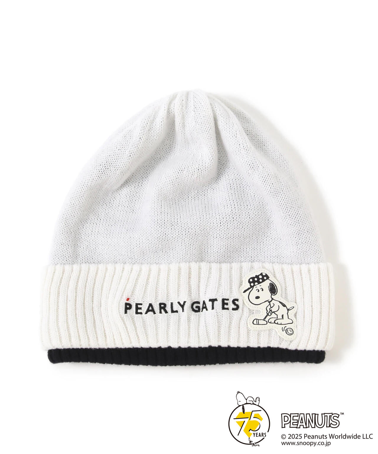 SNOOPY】ニットビーニー (UNISEX) | PEARLY GATES（パーリーゲイツ
