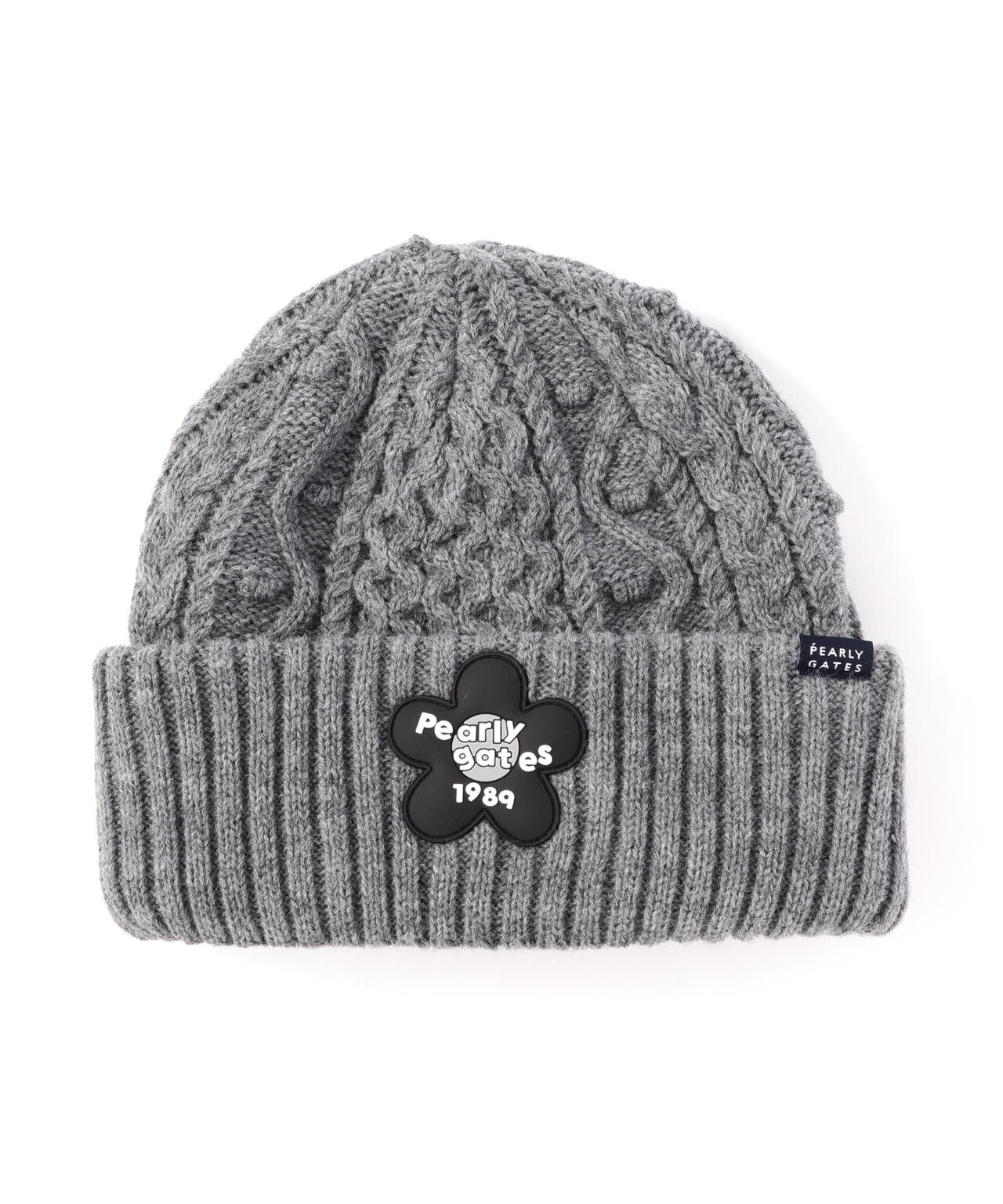 フラワーワッペンアラン編みニットワッチ (LADIES) | PEARLY GATES