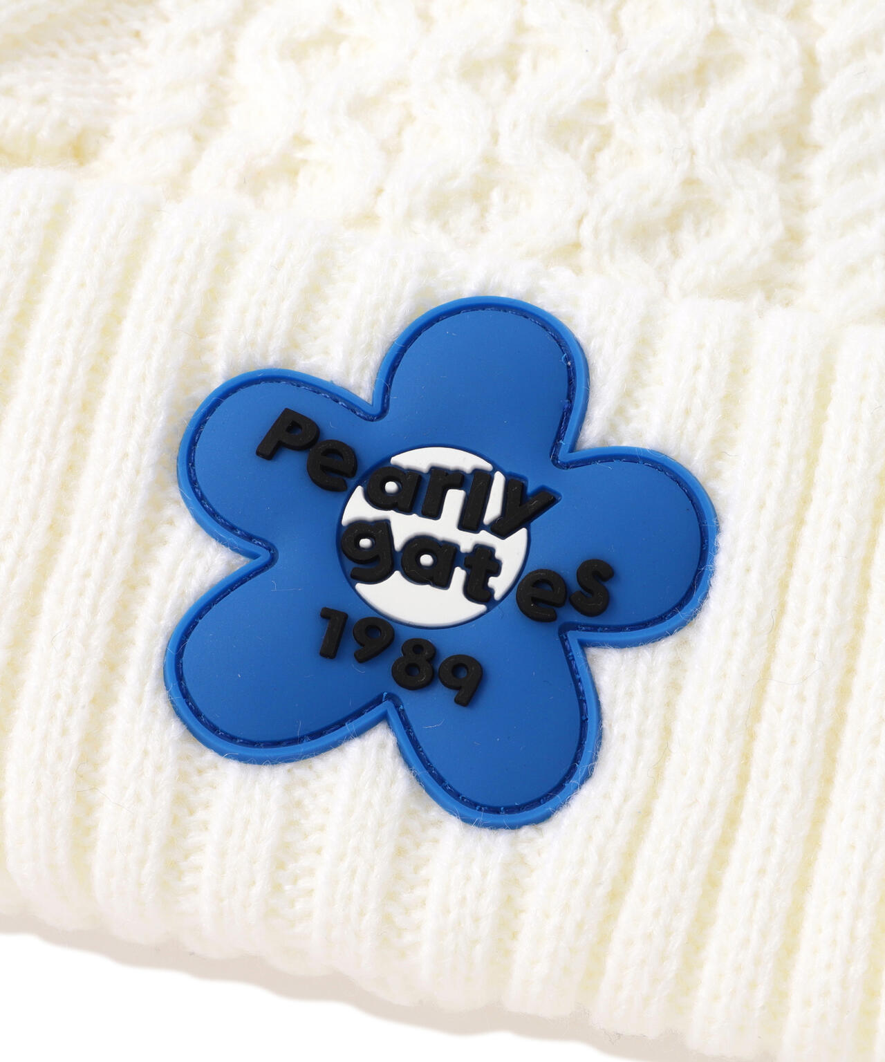 フラワーワッペンアラン編みニットワッチ (LADIES) | PEARLY GATES